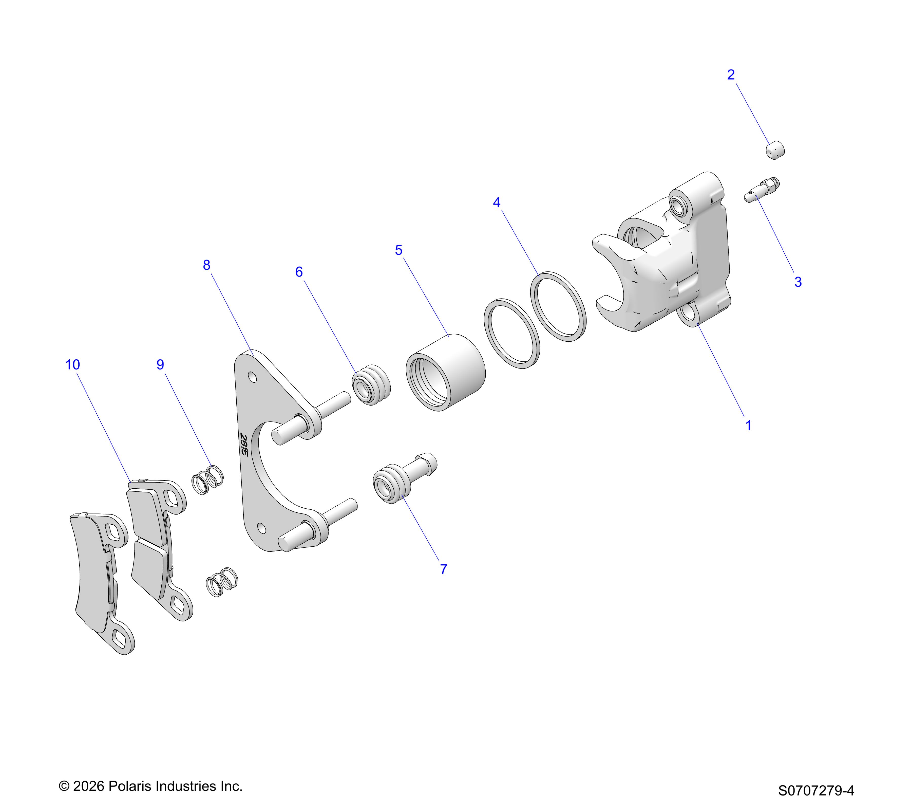 BRAKES, REAR CALIPER