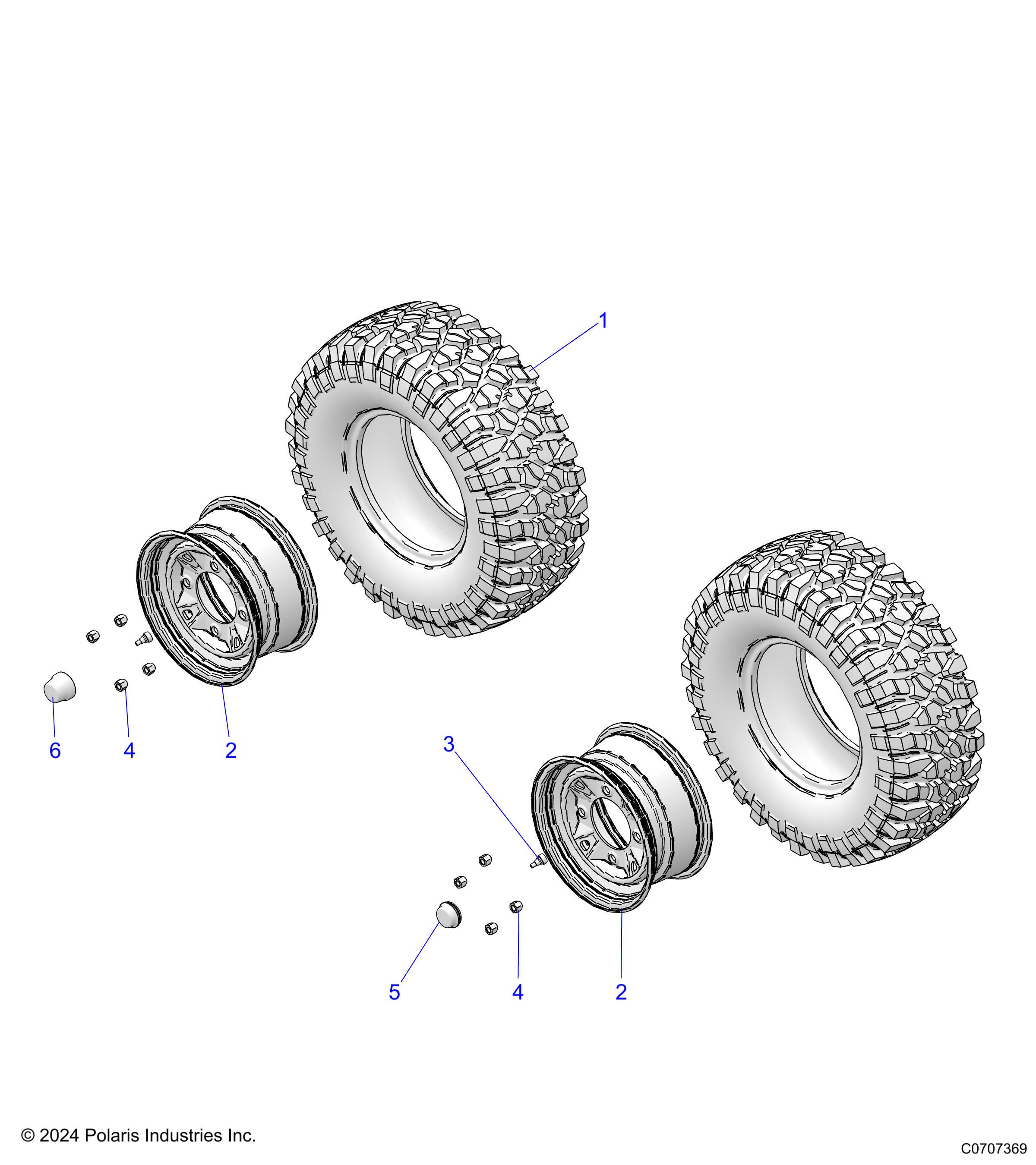 WHEELS - D25E3CC2B4/UC2B4 (C0707369)