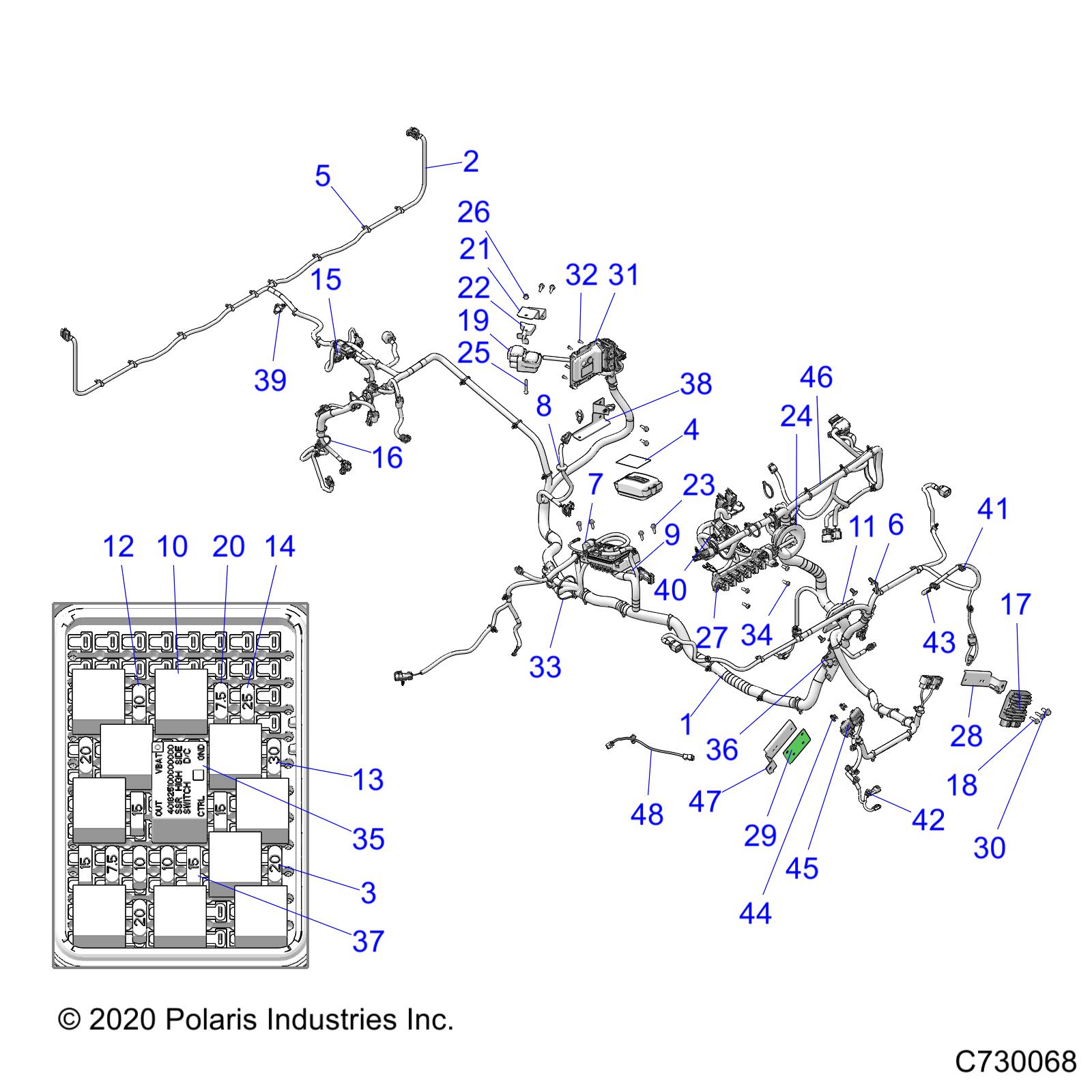 ELECTRICAL, WIRE HARNESS - R21RRF99AK (C730068)