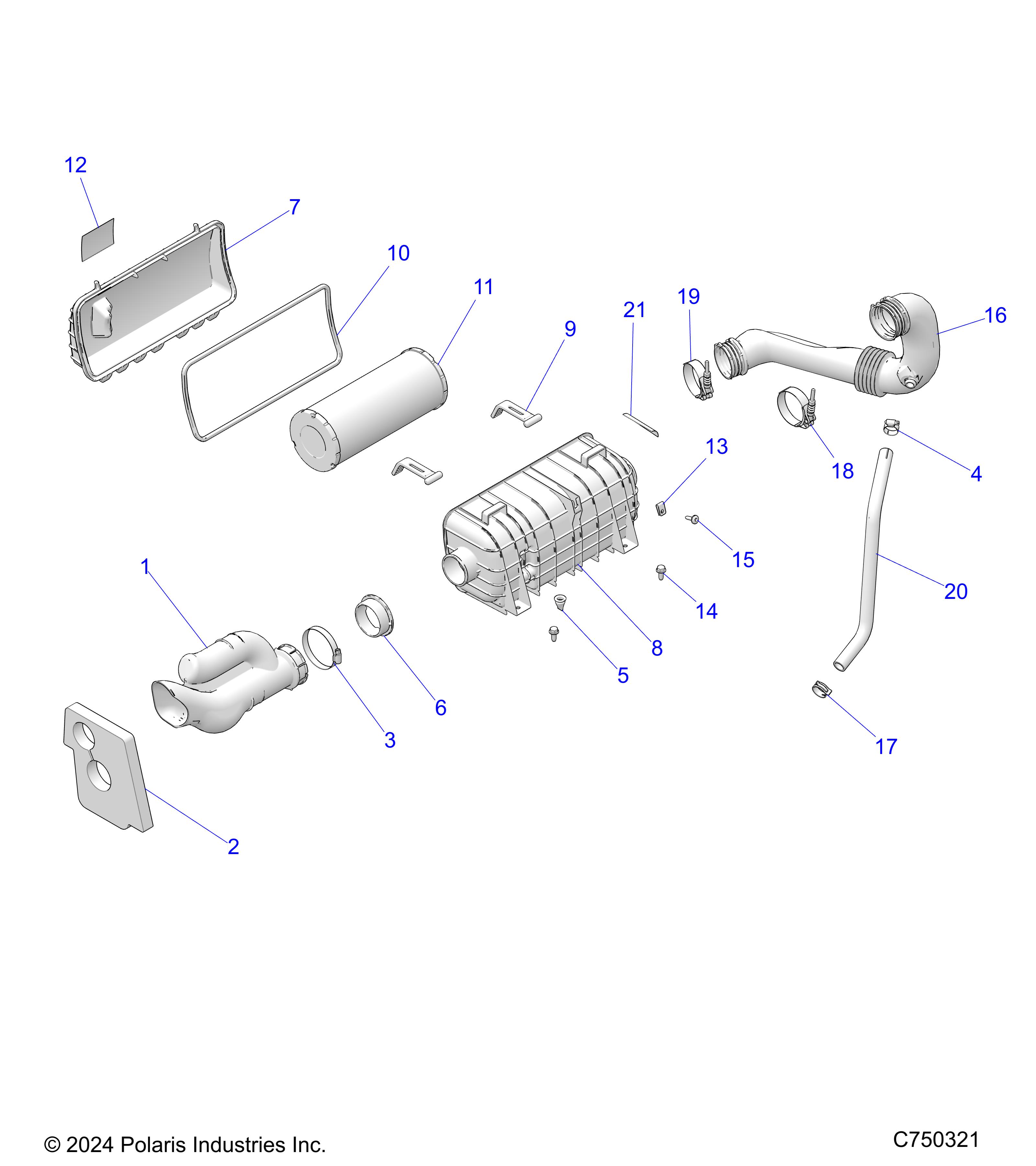 ENGINE, AIR INTAKE SYSTEM - Z25ASE99P5 (C750321)