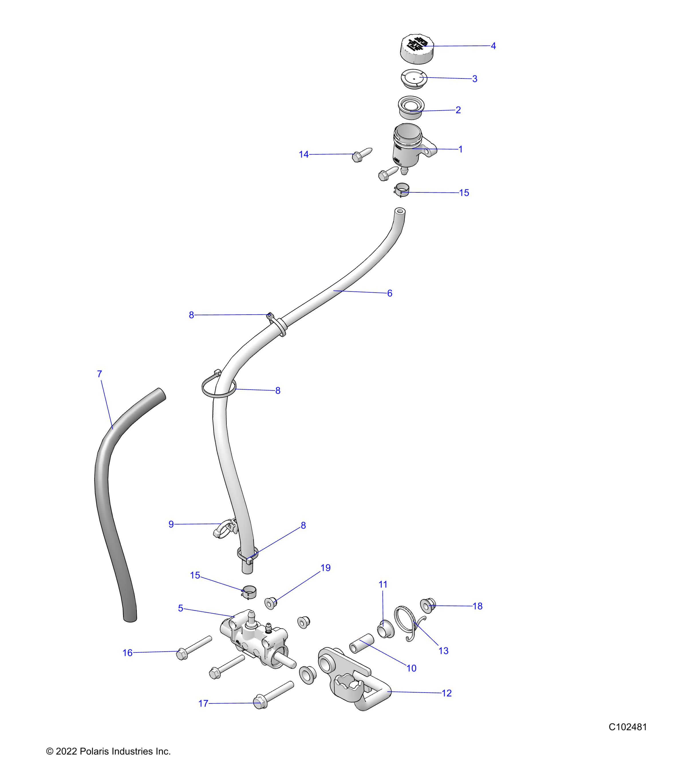 BRAKES, BRAKE PEDAL and MASTER CYLINDER - A23SEK57AD (C102481)