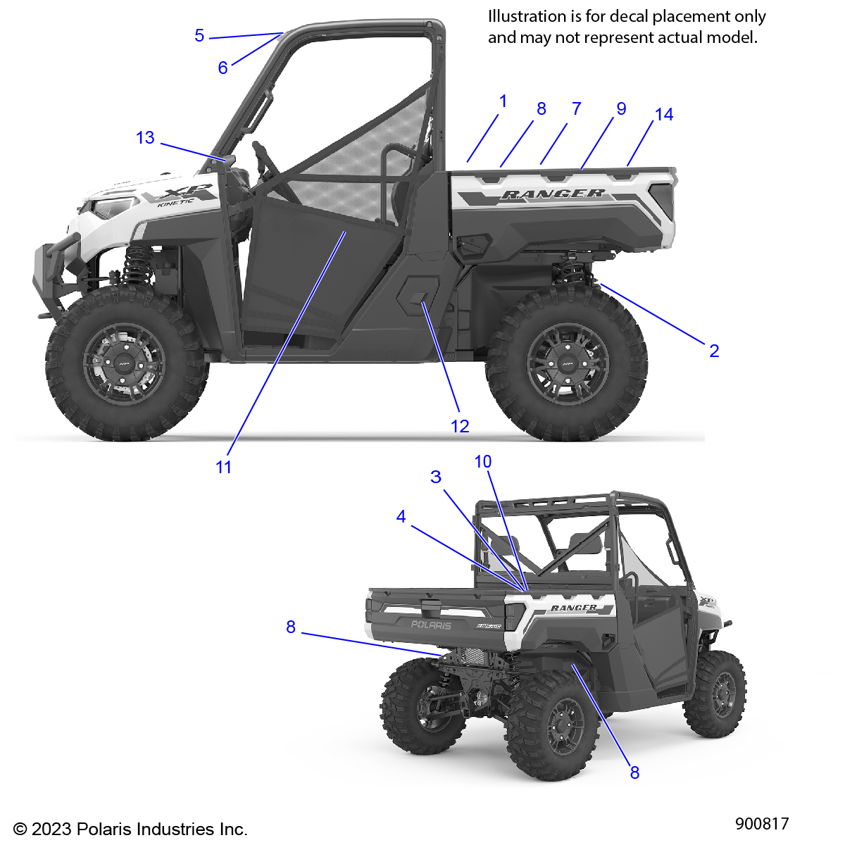 BODY, DECALS, GENERAL - R24E3GC4FD/SC4CD/SC4FD (900817)