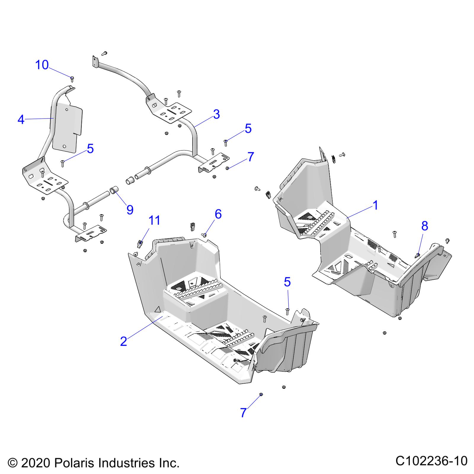 BODY, FOOTWELLS - A21SWE57F1/S57C1/C2 (C102236-10)