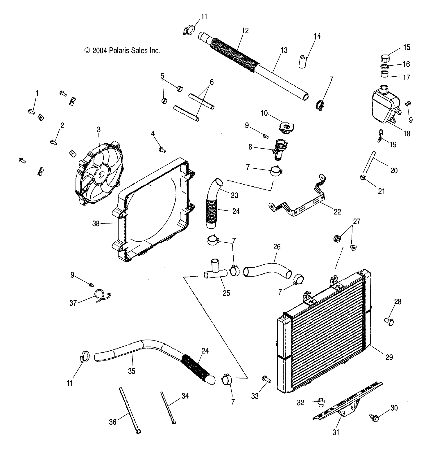 COOLING SYSTEM - A05MH76AC/AT/AU/AW (4977217721A13)