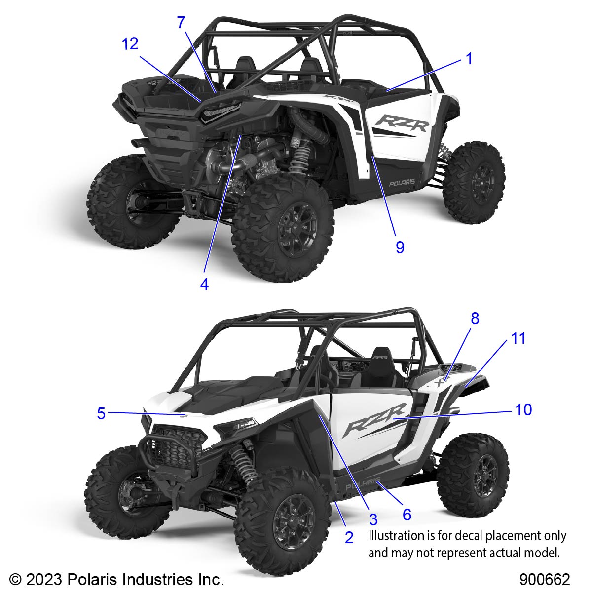 BODY, DECALS - Z24NEE99A2/B2 (900662)