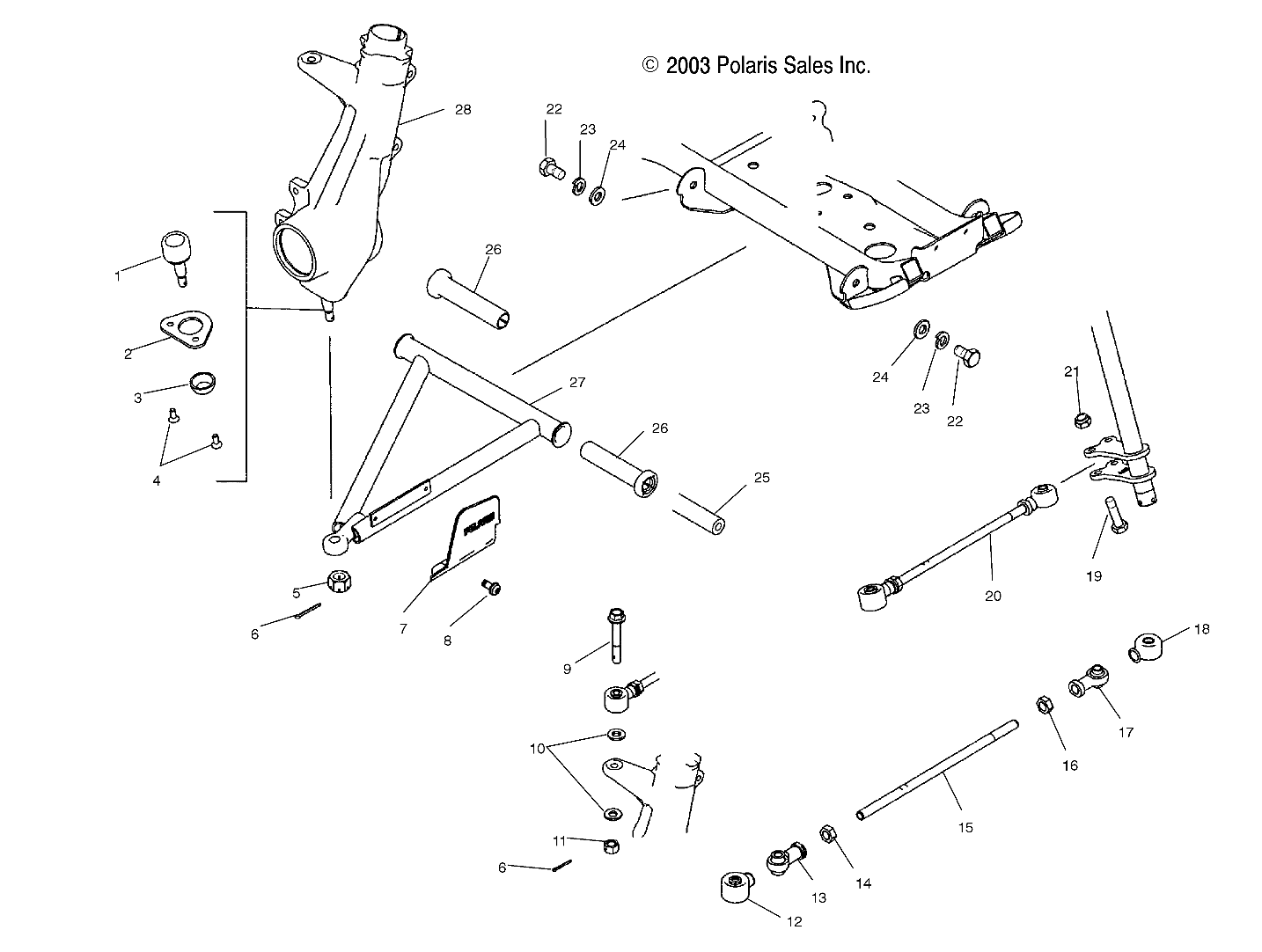 A-ARM/STRUT MOUNTING - A04JD32AA (4977487748B10)