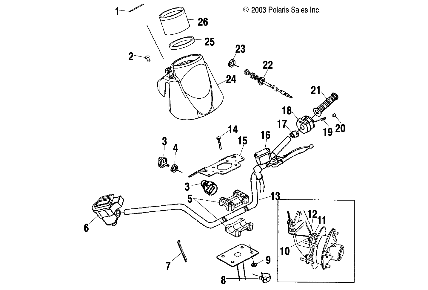 HANDLEBAR - A04JD32AA (4977487748C04)