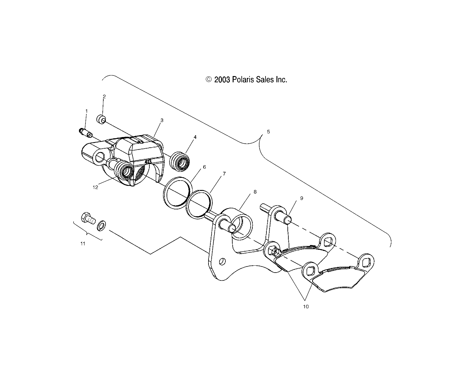 REAR BRAKE - A04JD32AA (4977487748C06)