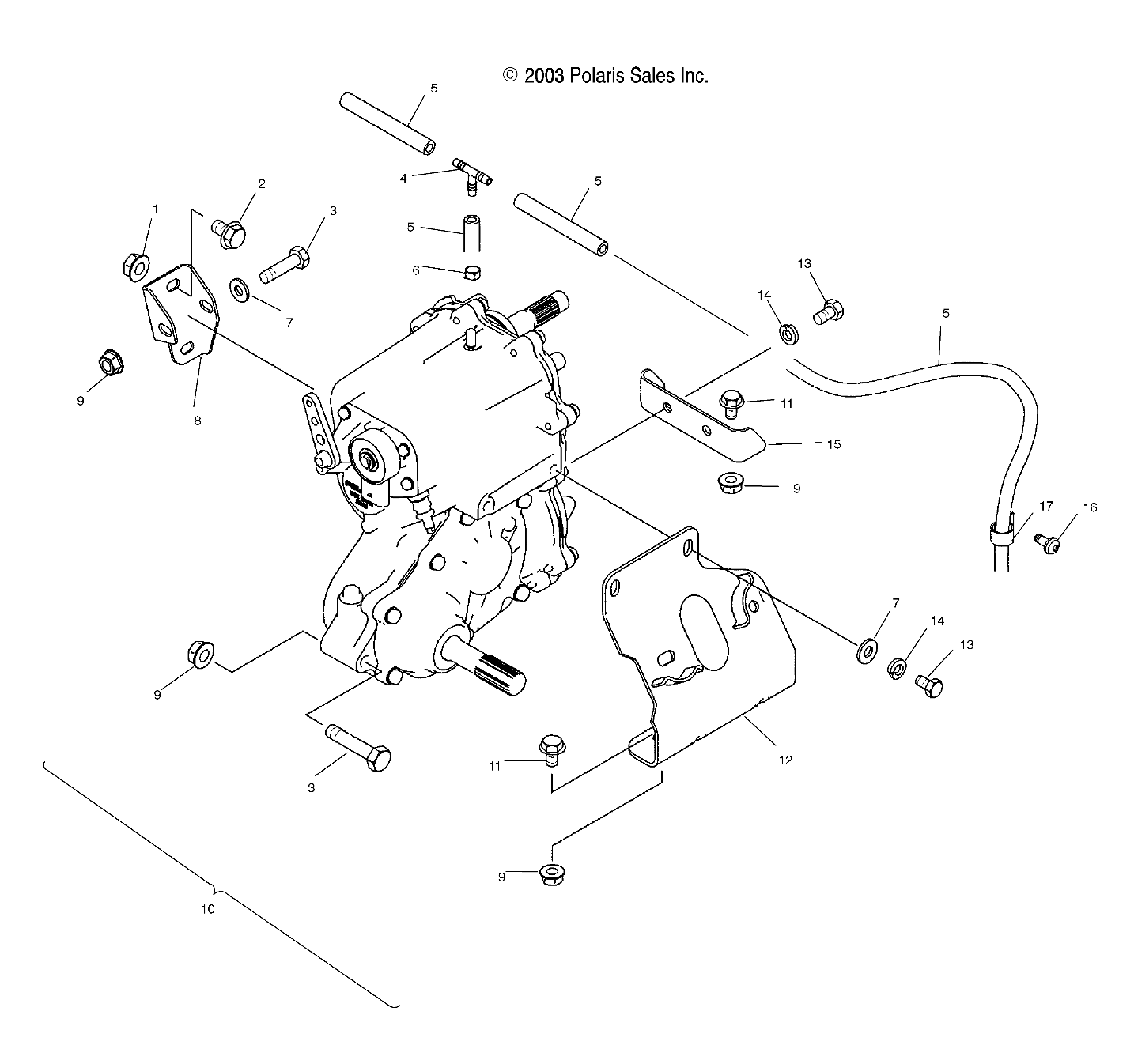 TRANSMISSION MOUNTING - A04JD32AA (4977487748D04)