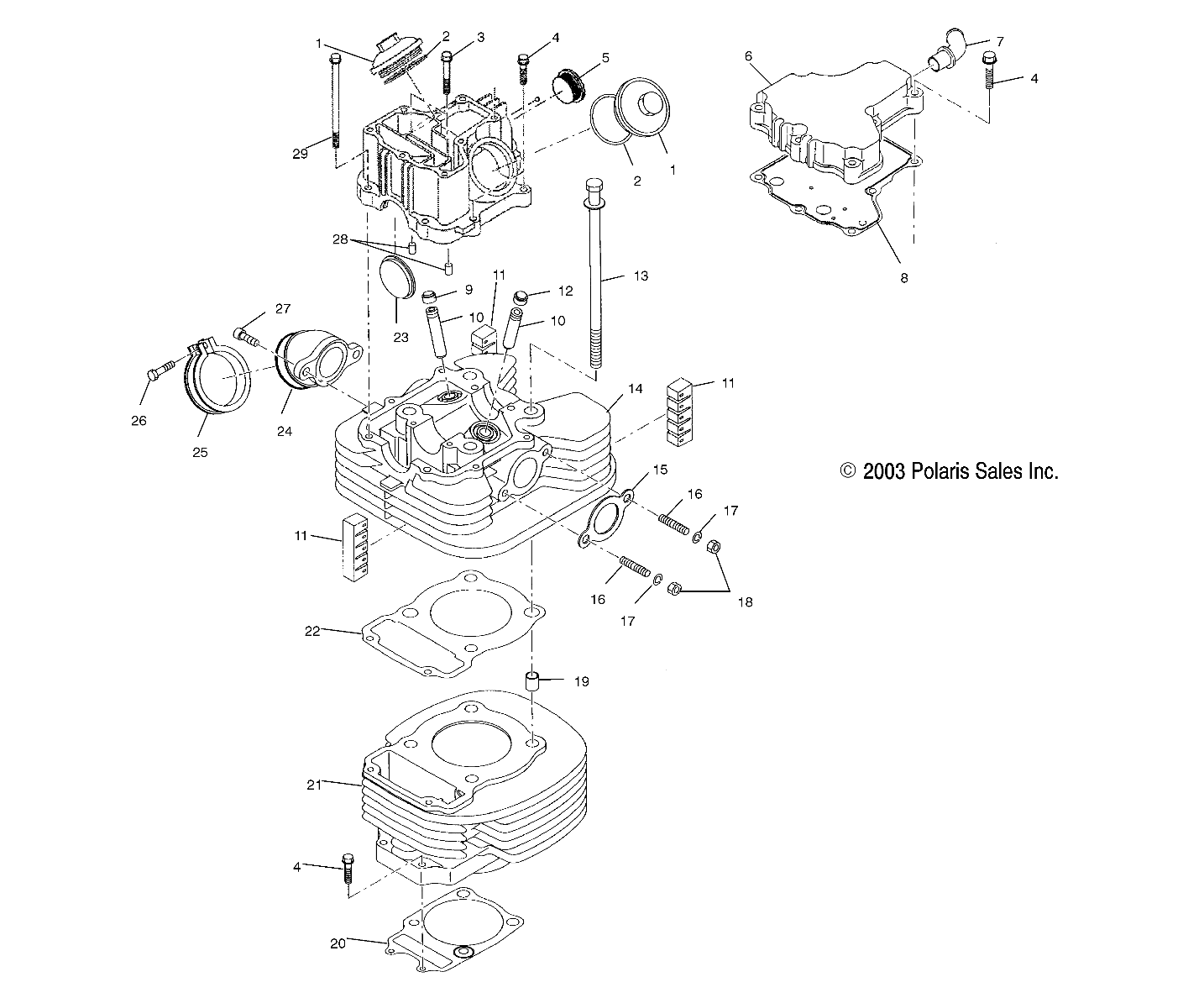 CYLINDER - A04JD32AA (4977487748D08)