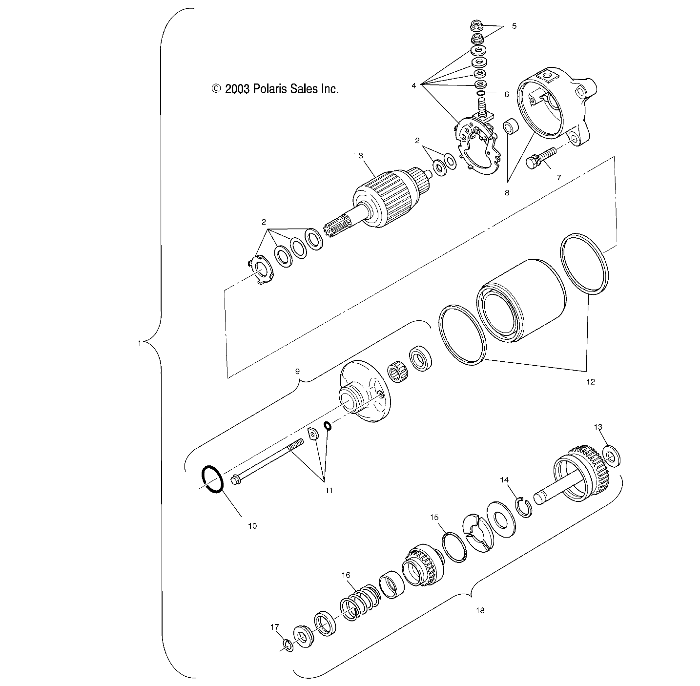 STARTING MOTOR - A04JD32AA (4977487748E02)