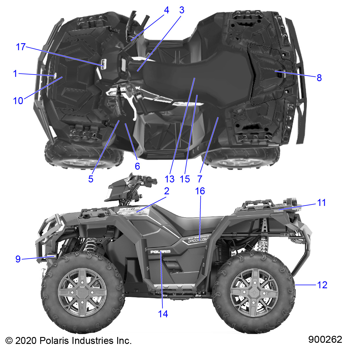 BODY, DECALS - A21SXZ85AN (900262)