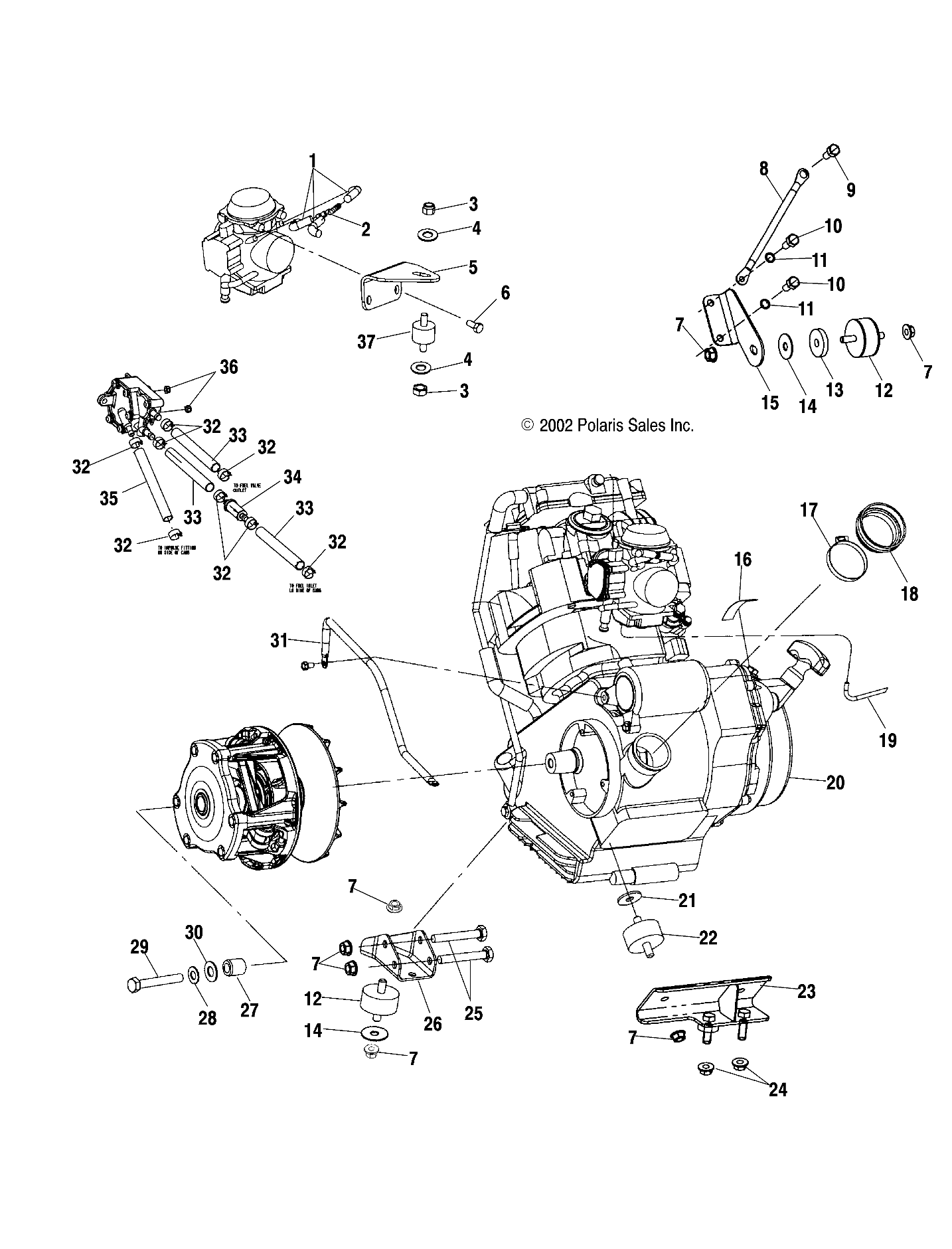 ENGINE MOUNTING - A03CA32AA (4978627862A07)