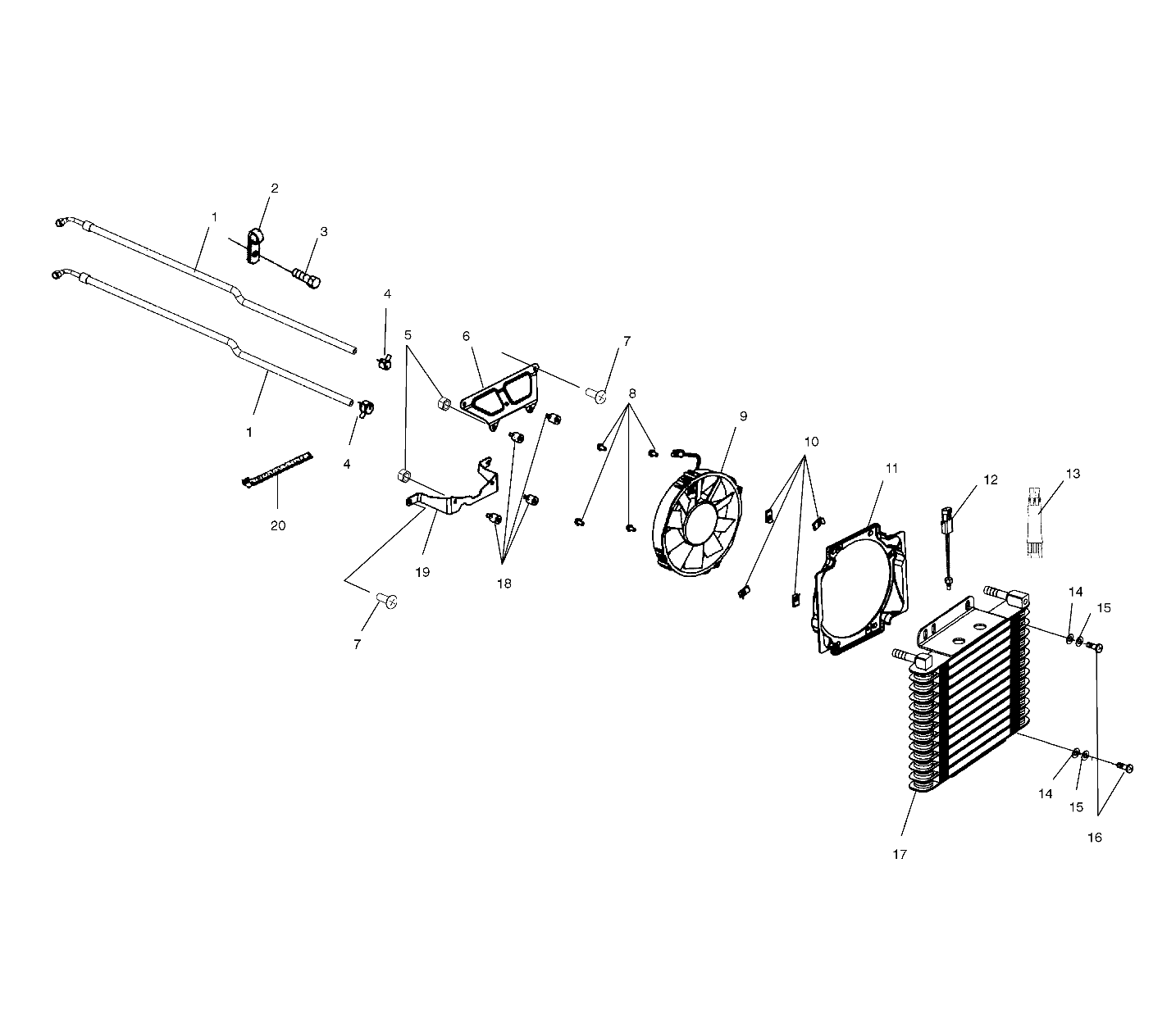 OIL COOLING - A03CA32AA (4978627862A09)