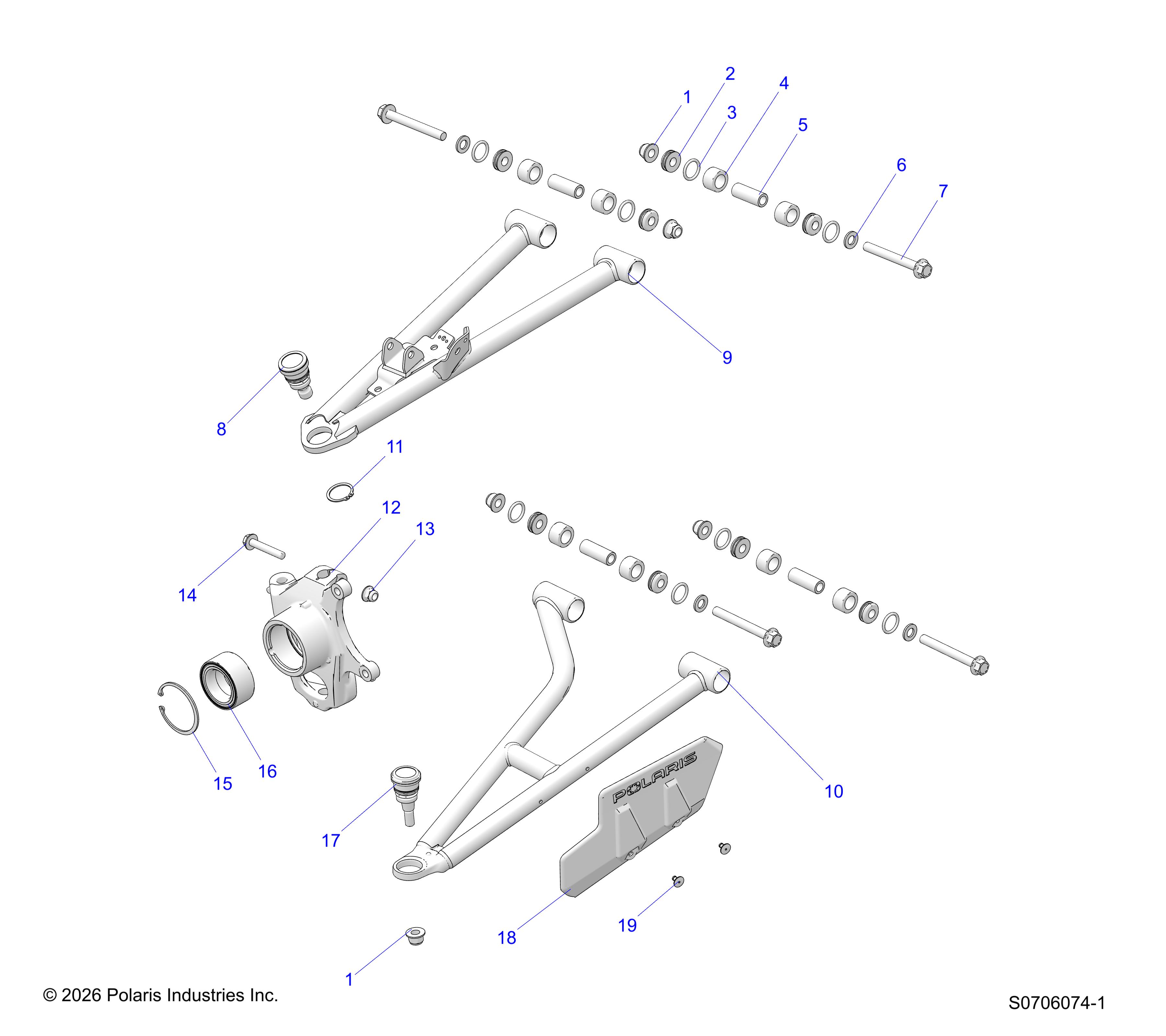 SUSPENSION, FRONT A-ARMS