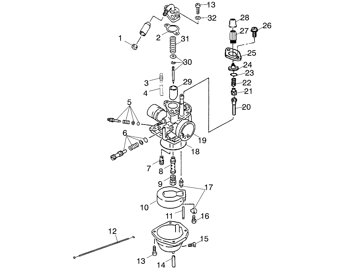 CARBURETOR - A03EA05CA/CB (4978757875A08)