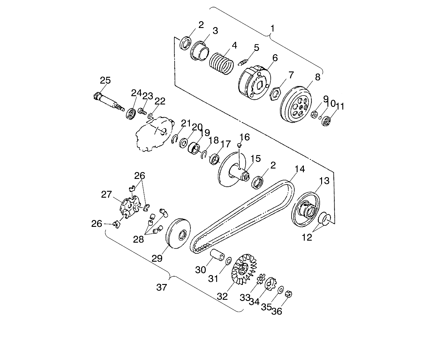 DRIVE PULLEY - A01EA05CA (4978757875A12)