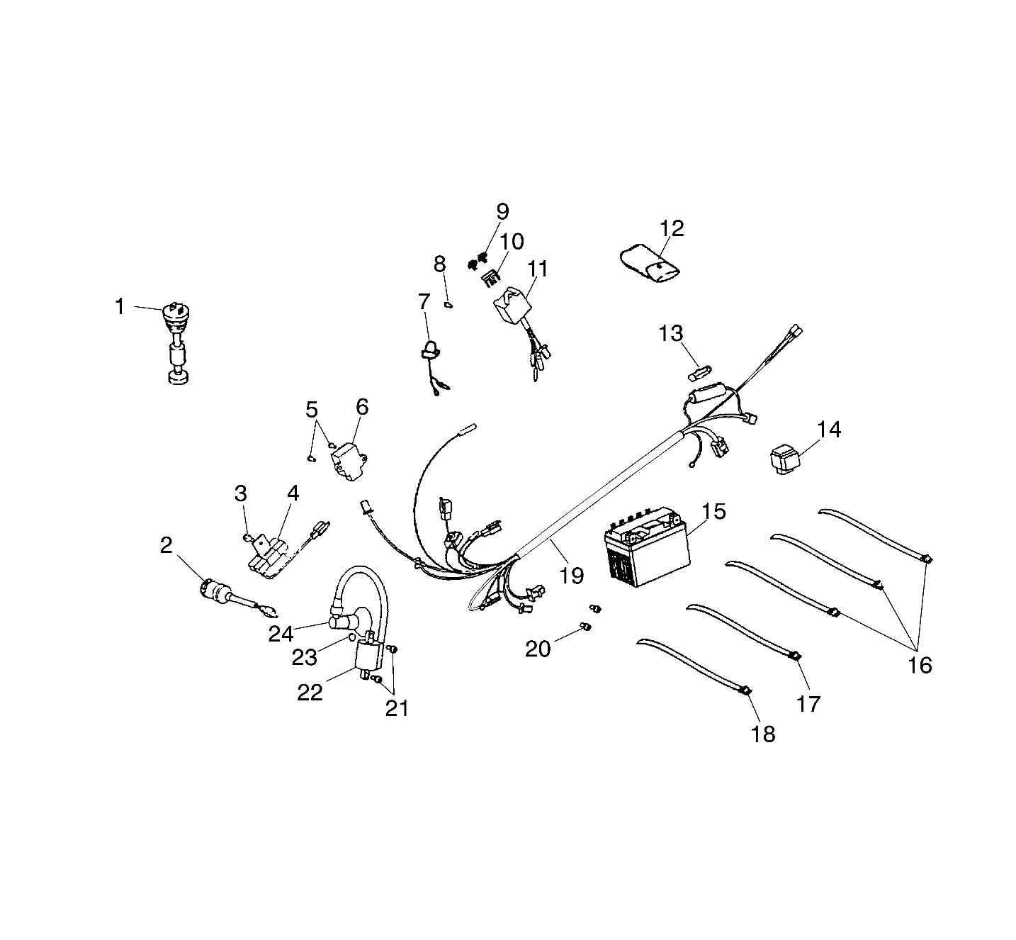 ELECTRICAL PARTS - A03EA05CA/CB (4978757875C03)