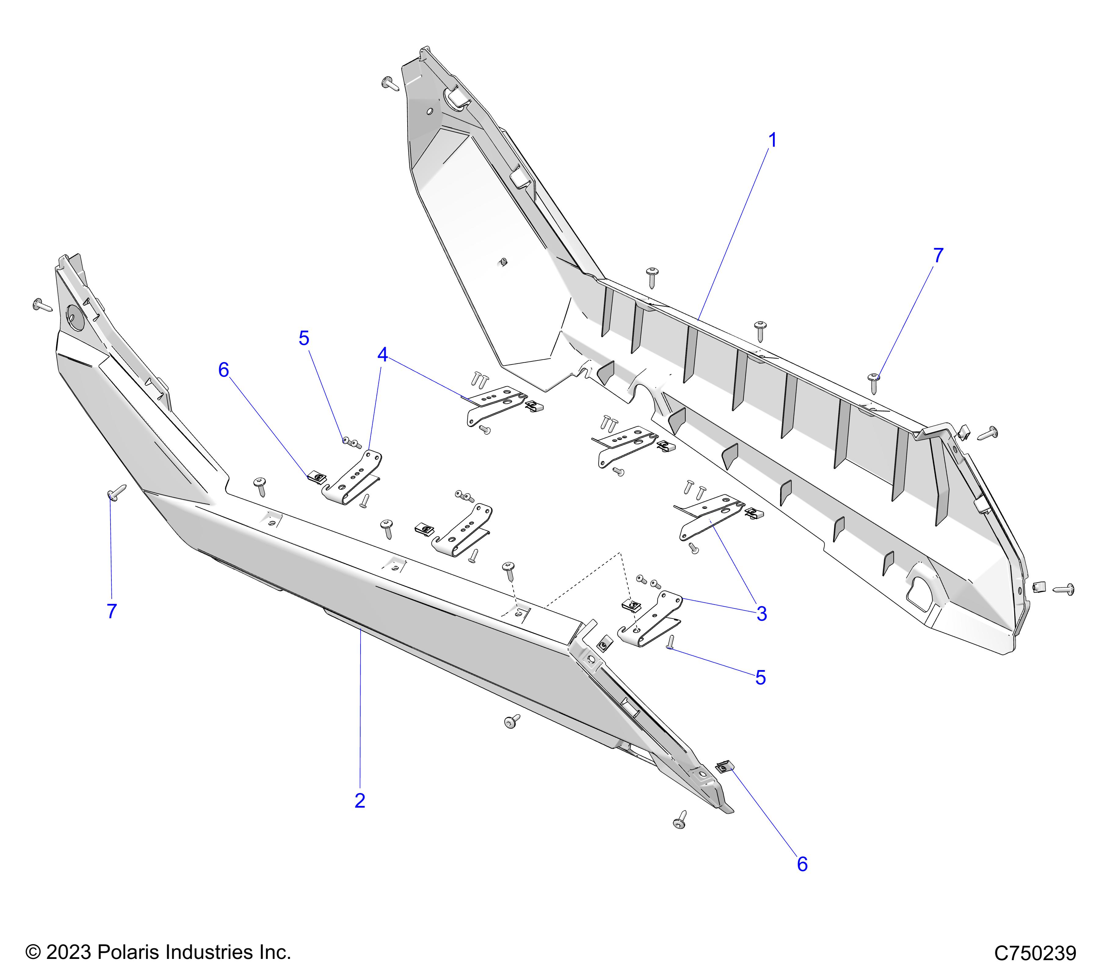 BODY, ROCKERS - Z25SPB92AF/BF (C750239)