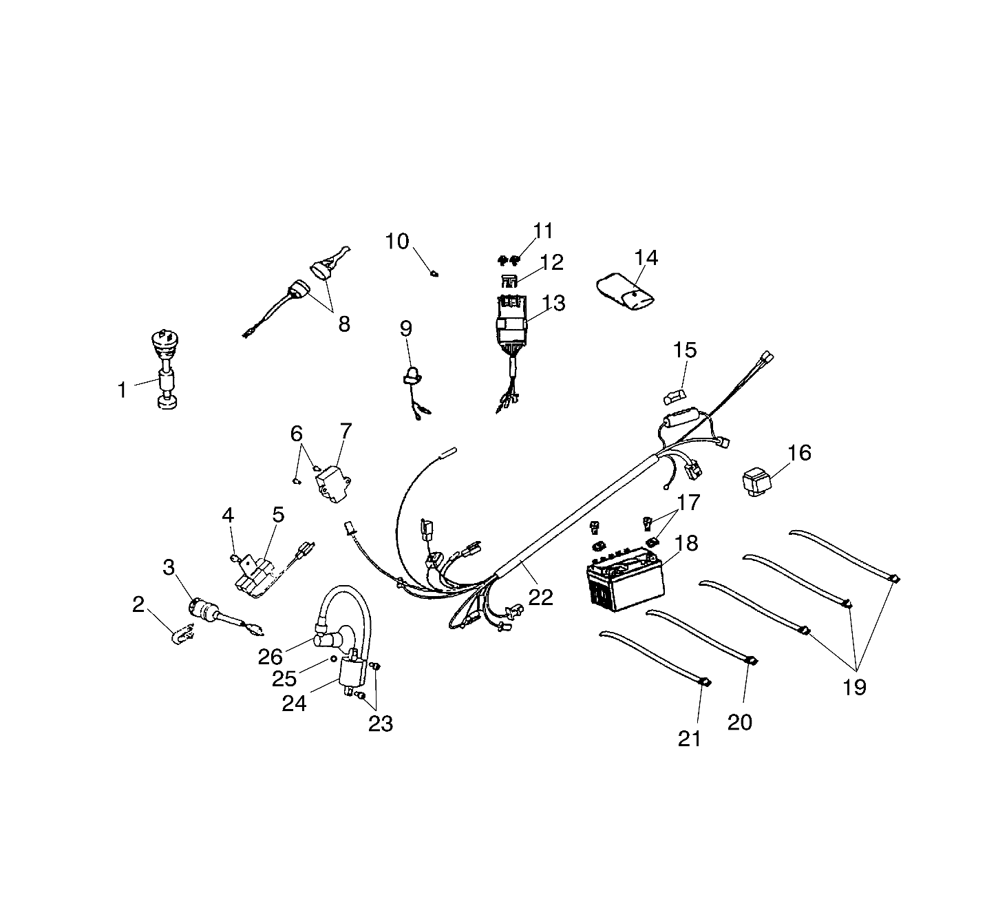 ELECTRICAL PARTS - A03EA09CA (4978807880C03)