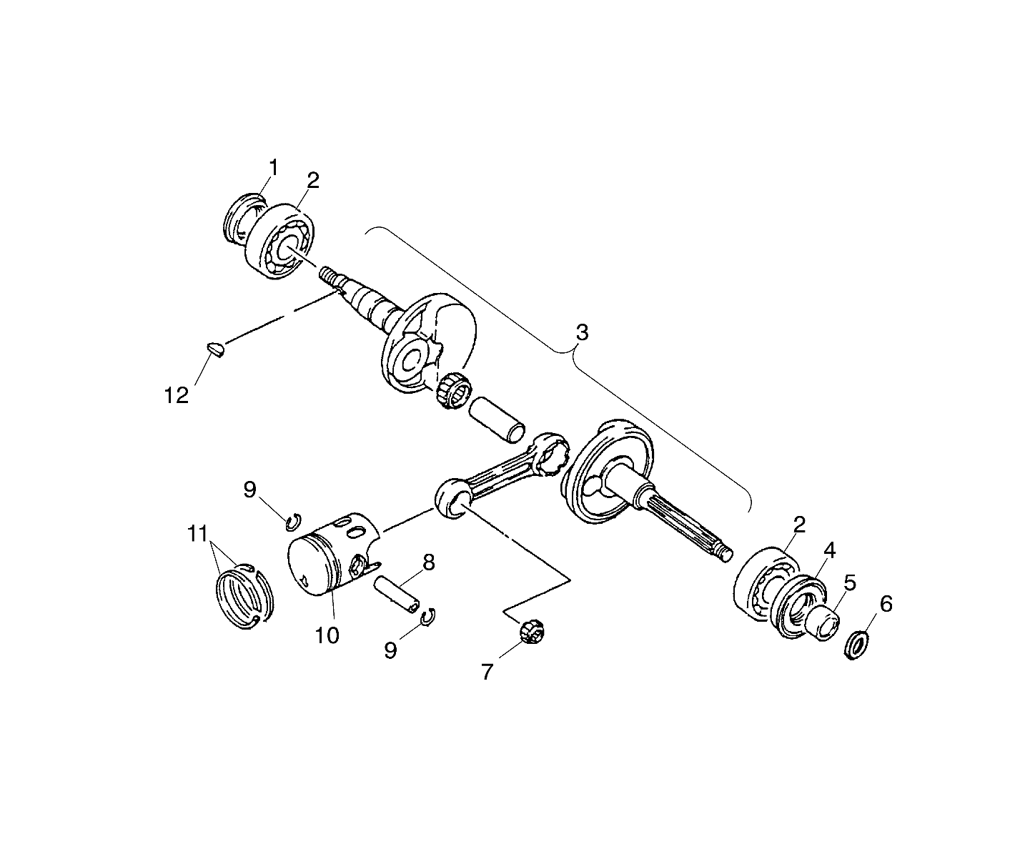 CRANKSHAFT - A03FA09CA/CC/CD (4978857885A04)