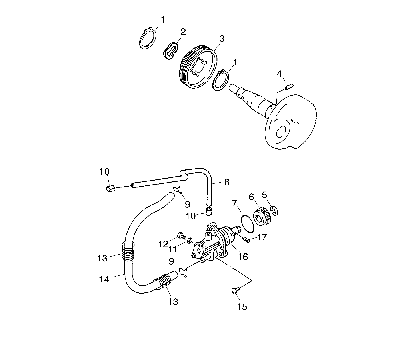 OIL PUMP ASSEMBLY - A03FA09CA/CC/CD (4978857885A06)