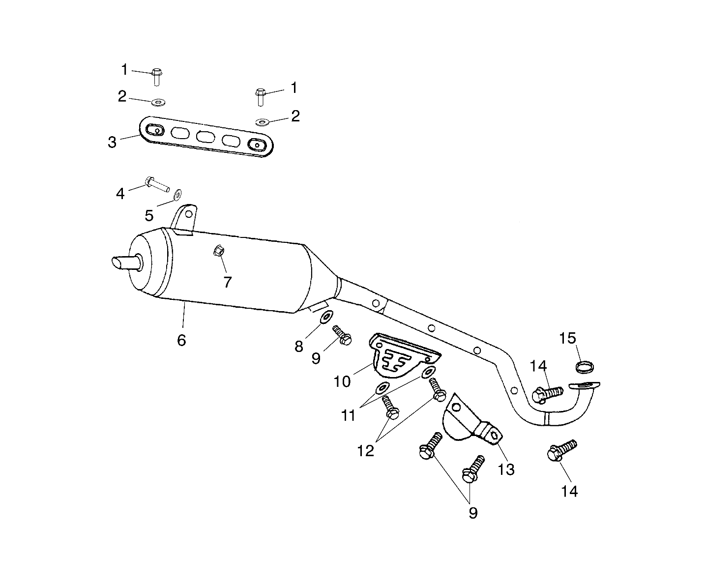 EXHAUST PIPE - A03FA09CA/CC/CD (4978857885A09)