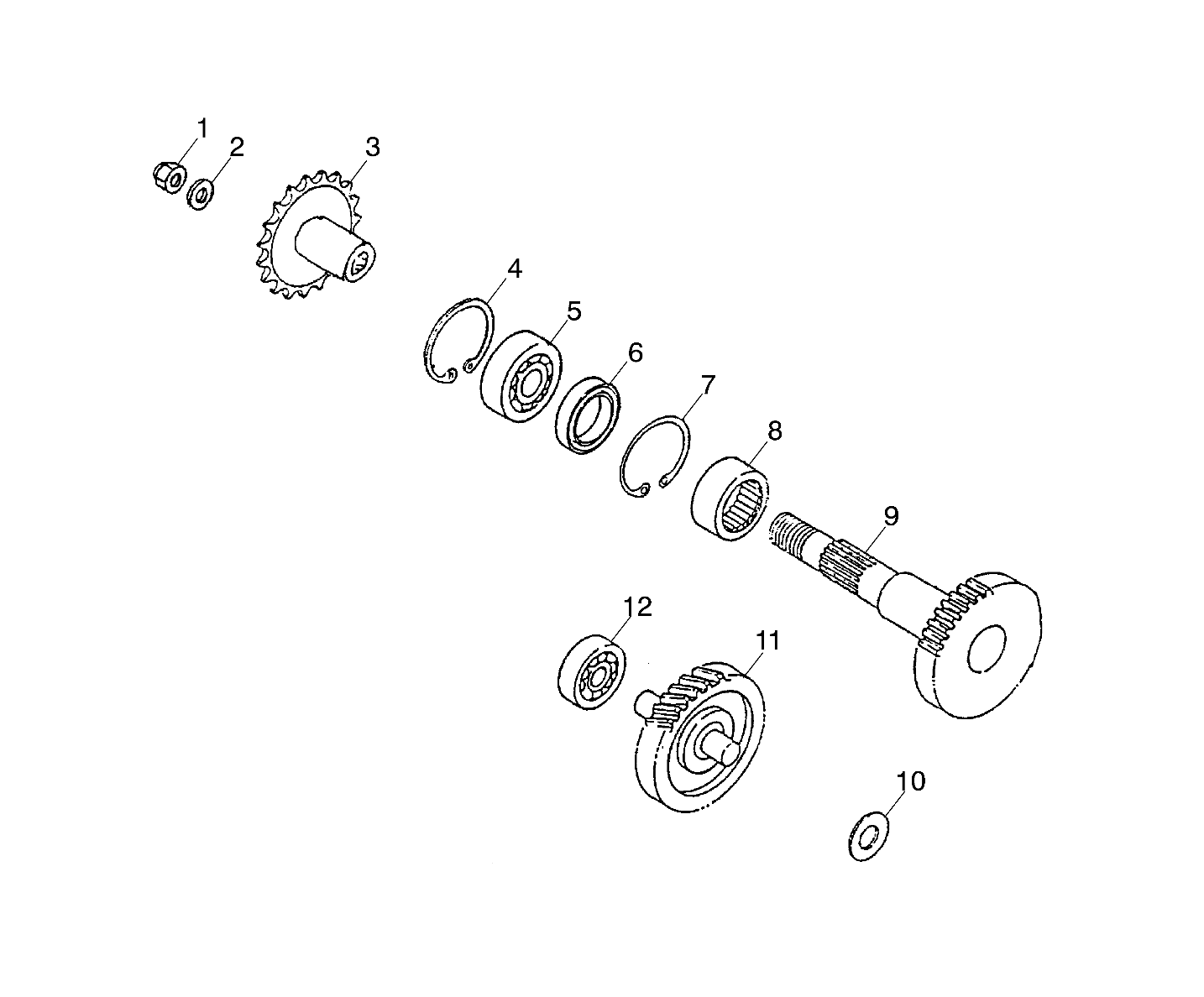 DRIVE SHAFT - A03FA09CA/CC/CD (4978857885A13)