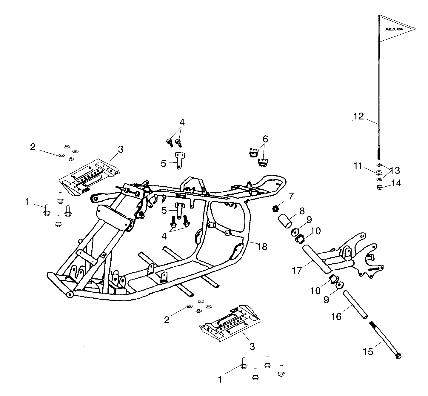 FRAME BODY - A03FA09CA/CC/CD (4978857885B01)