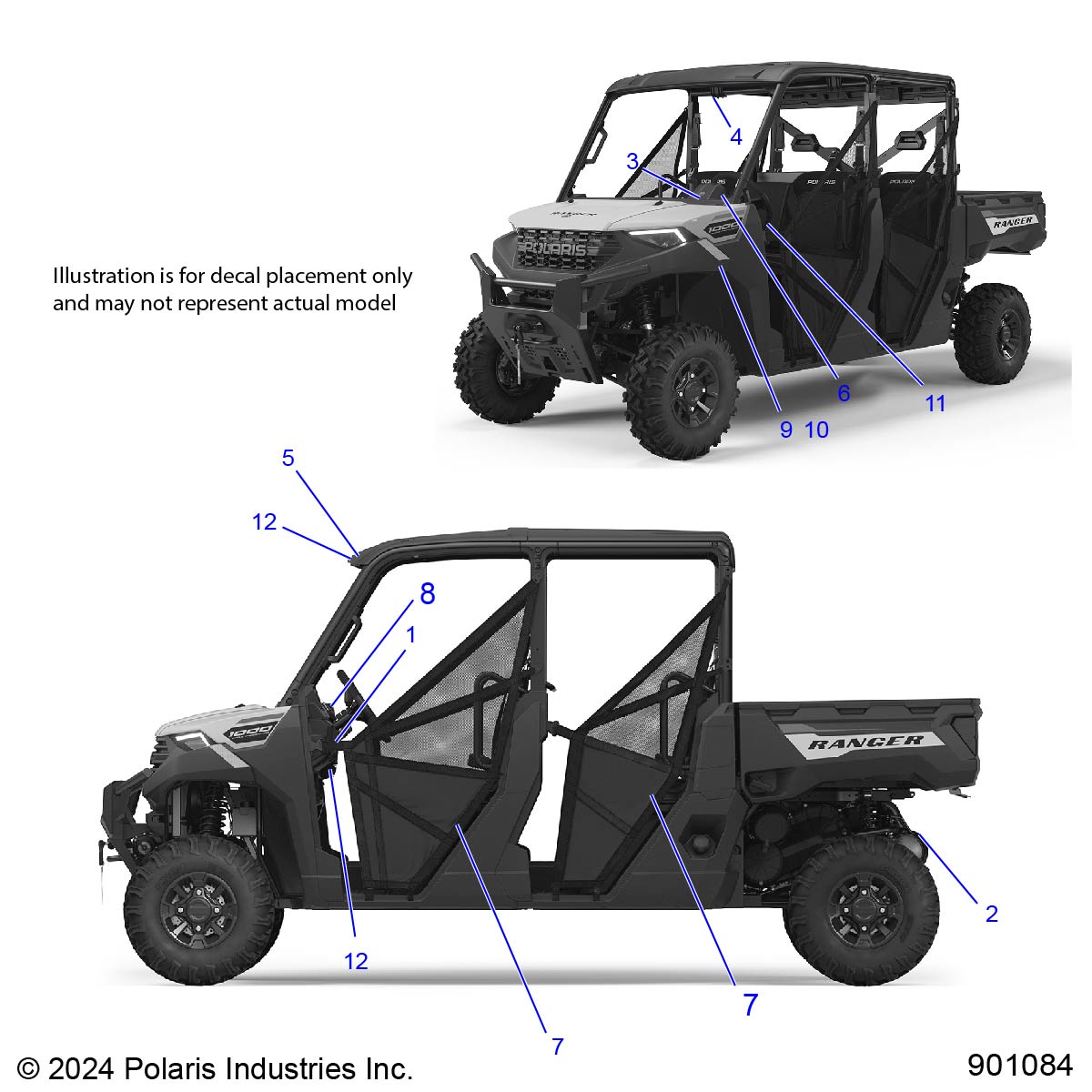 BODY, DECALS GENERAL - R25T6E99RM/SM (901084-01)