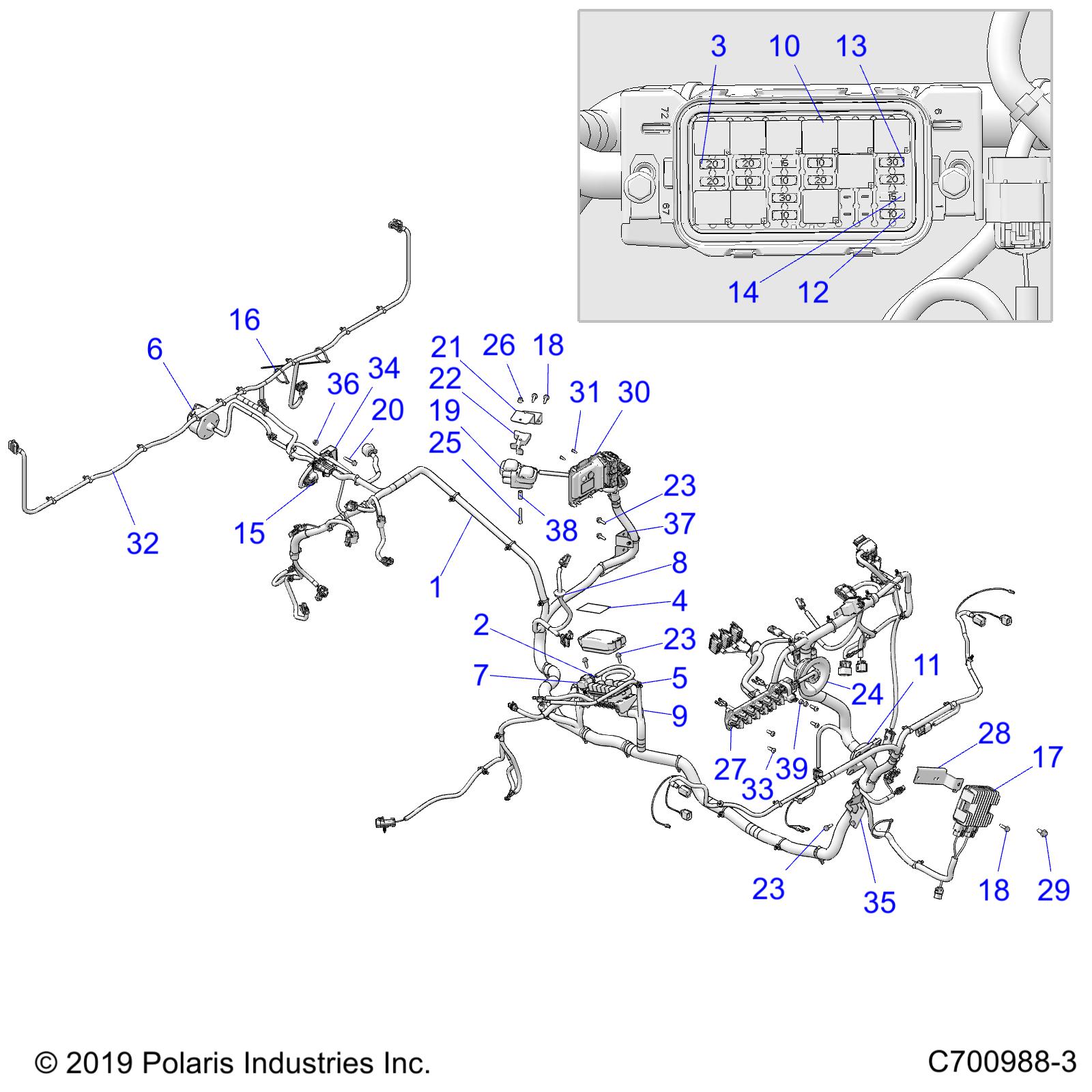 ELECTRICAL, WIRE HARNESS - R20RRE99J1 (C700988-3)