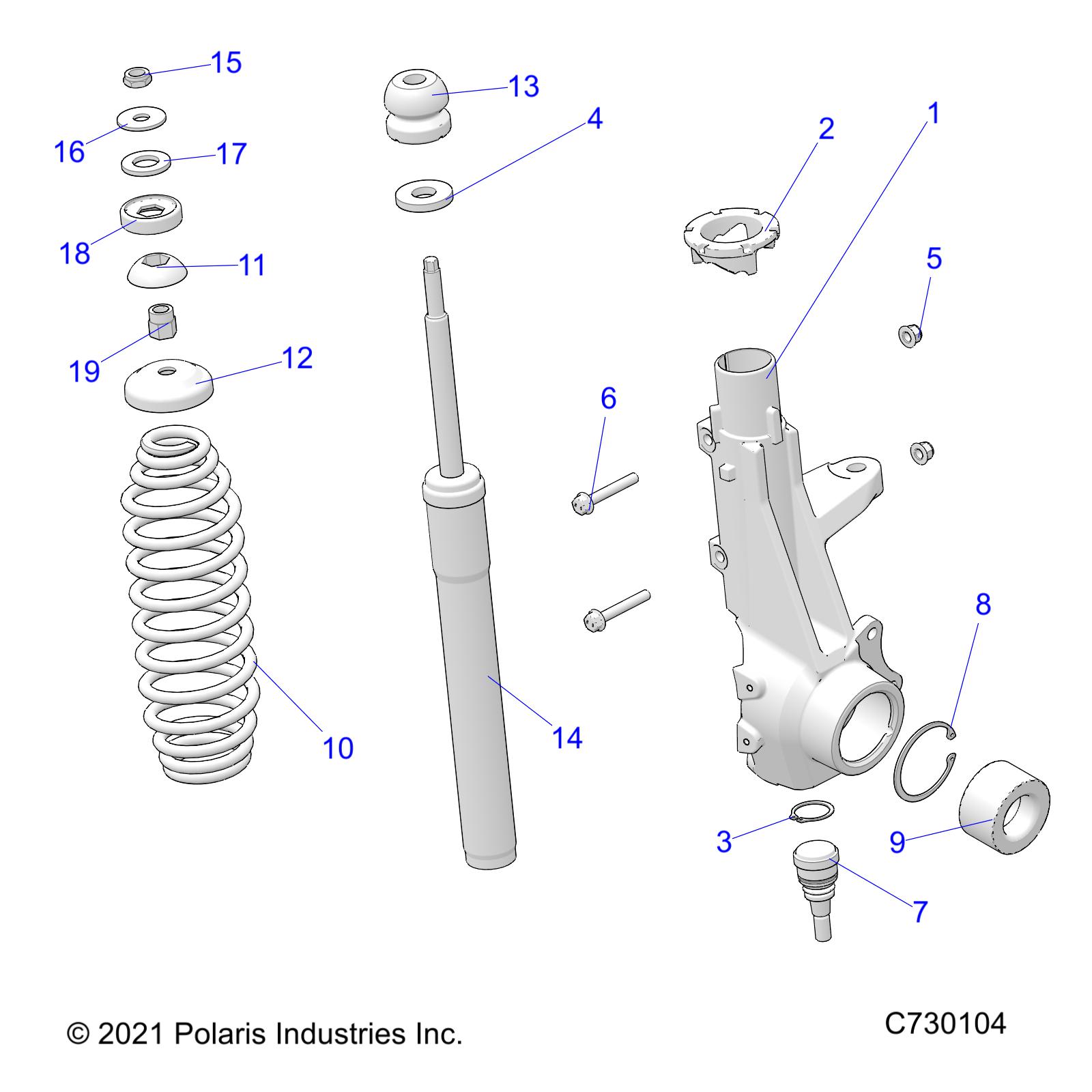 SUSPENSION, FRONT STRUT - R22MAA57B1/EB5/B9 (C730104)