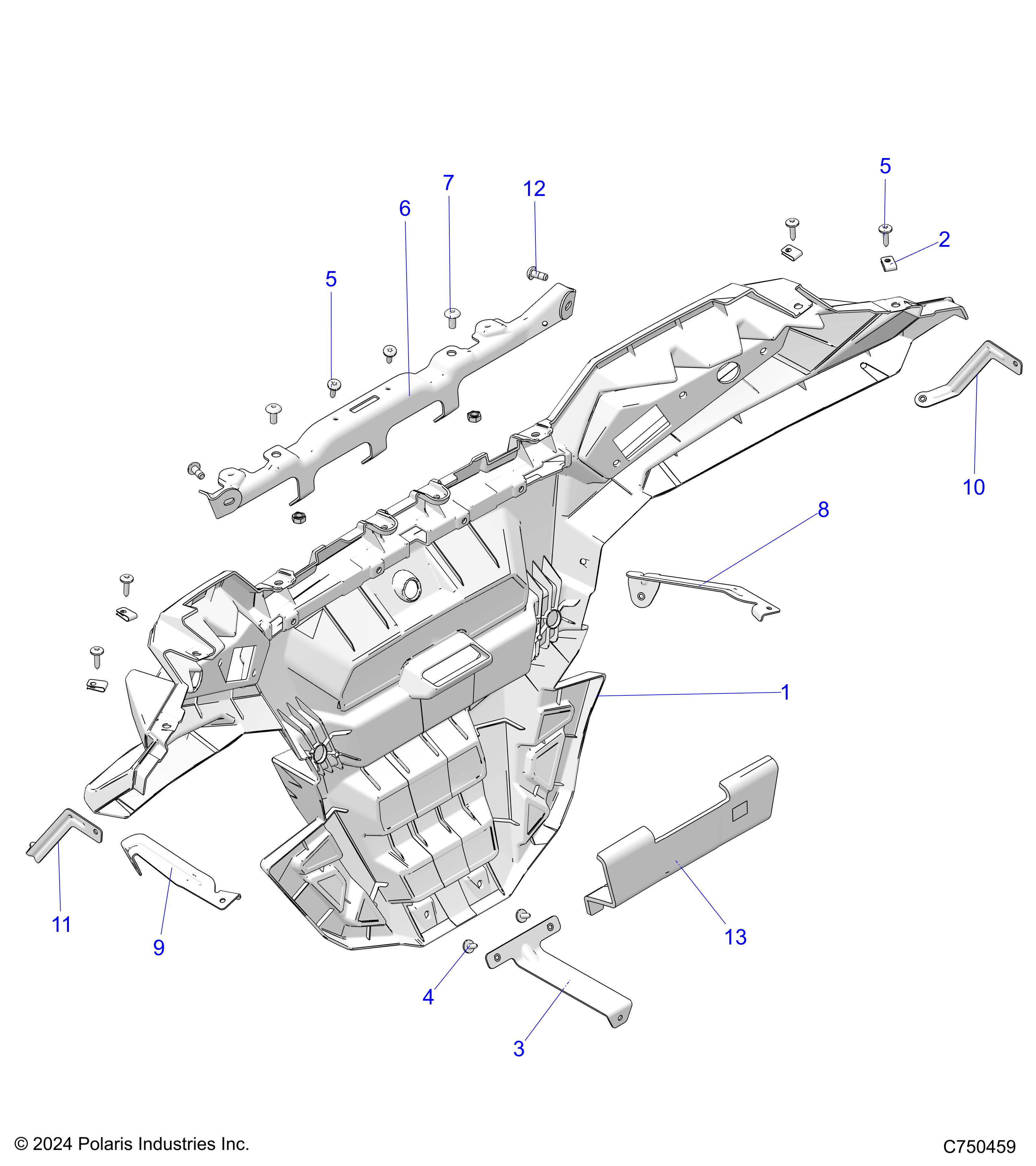 BODY, REAR BUMPER - Z25NEB99A4/B4 (C750459)