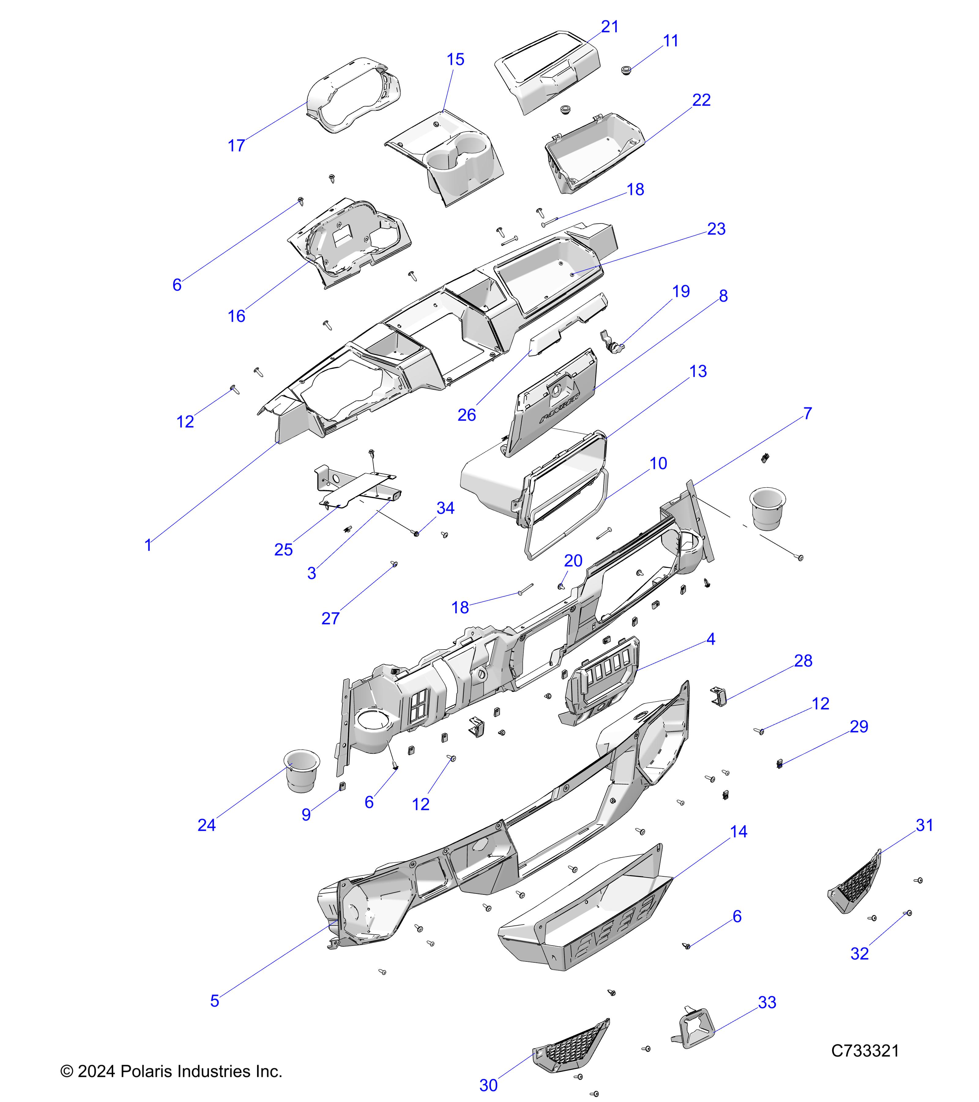 BODY, DASH - R25RRE99DP (C733321)