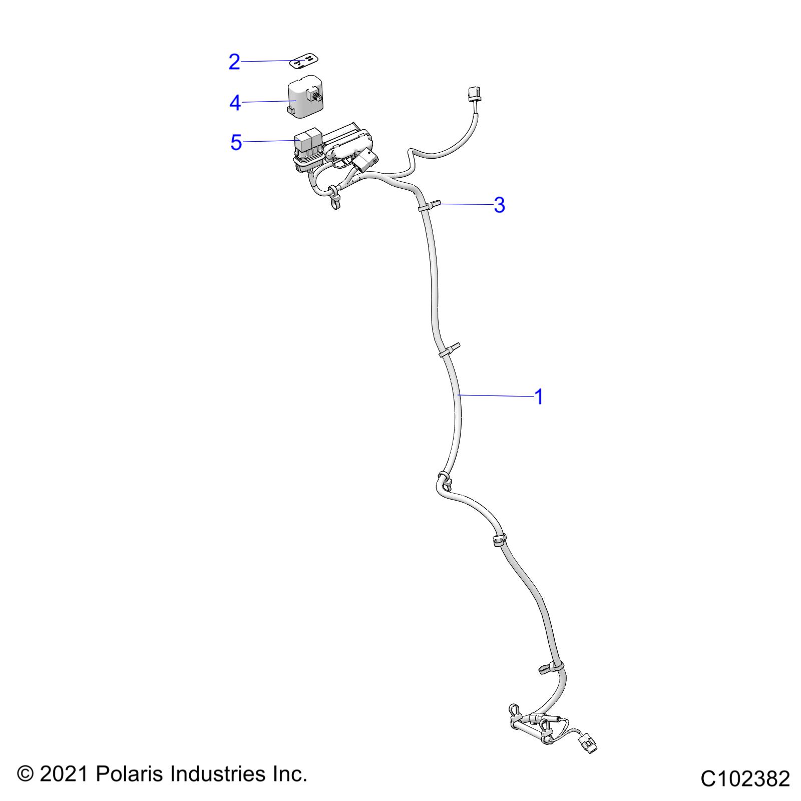 ELECTRICAL, HARNESS, PLOWMODE JUMPER - A25SJR57AM (C102382)