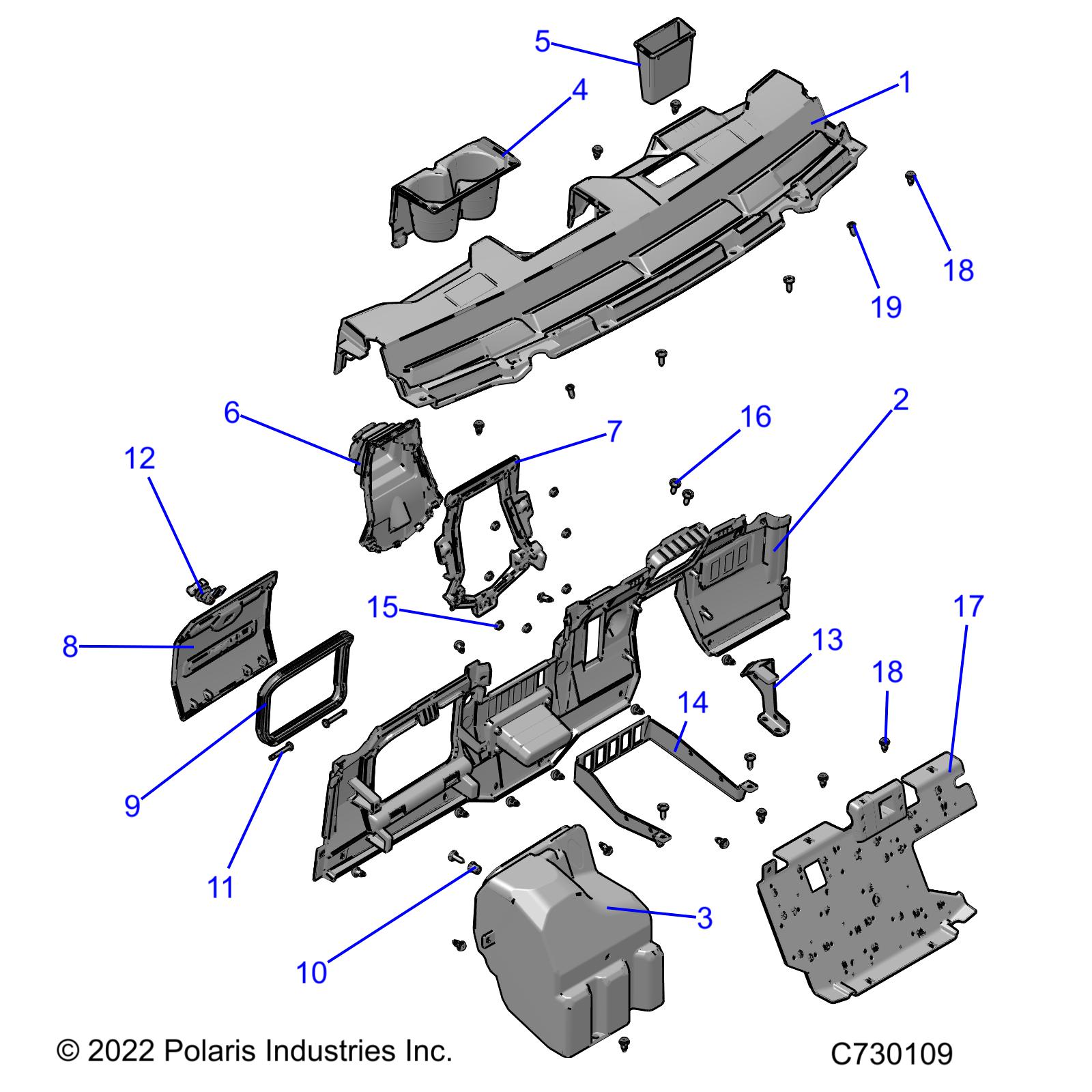 BODY, DASH  - R22MAA57F1/SF1/F9/C1/C9/CK (C730109)