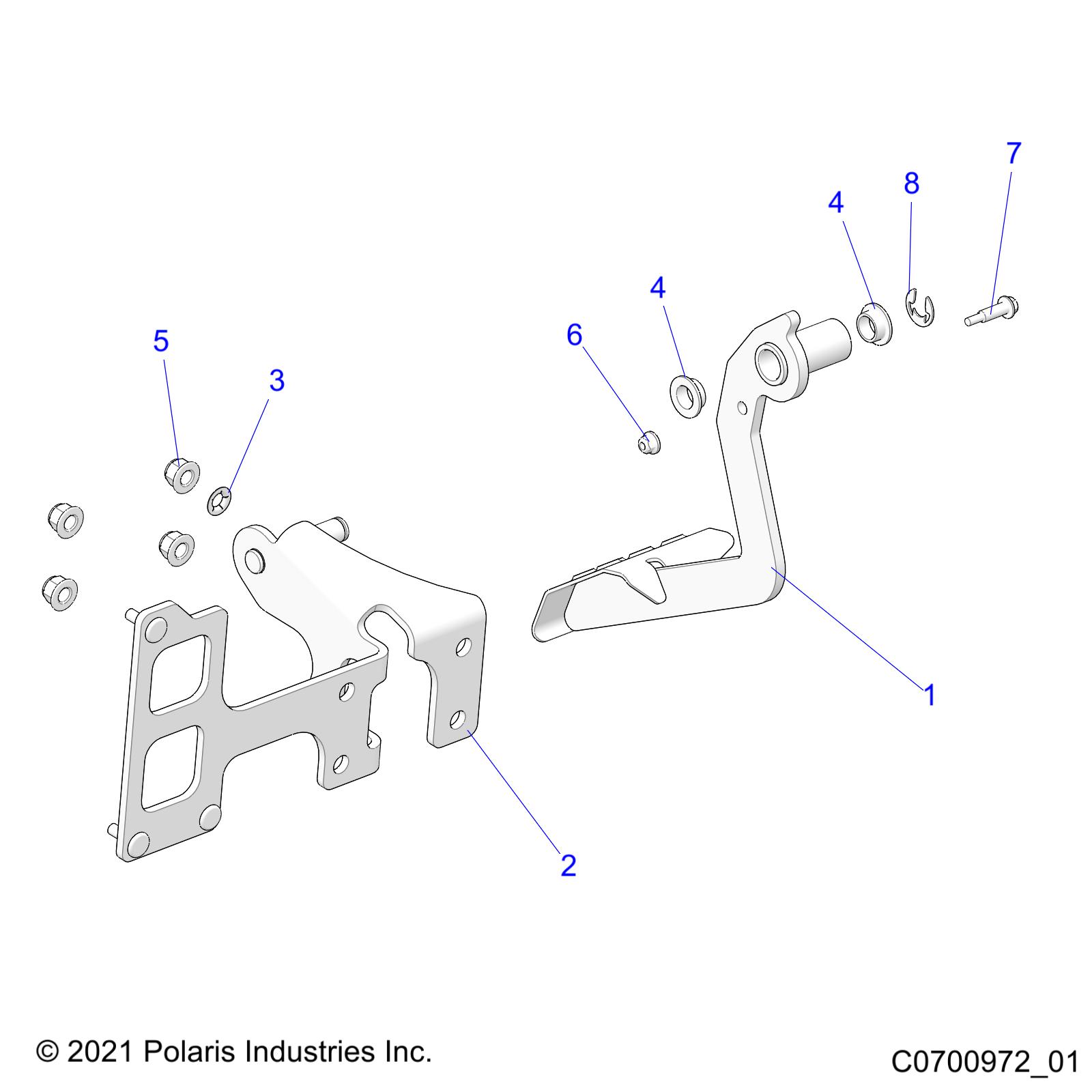 BRAKES, PEDAL AND MASTER CYLINDER - Z25ASE87A5 (C0700972_01)