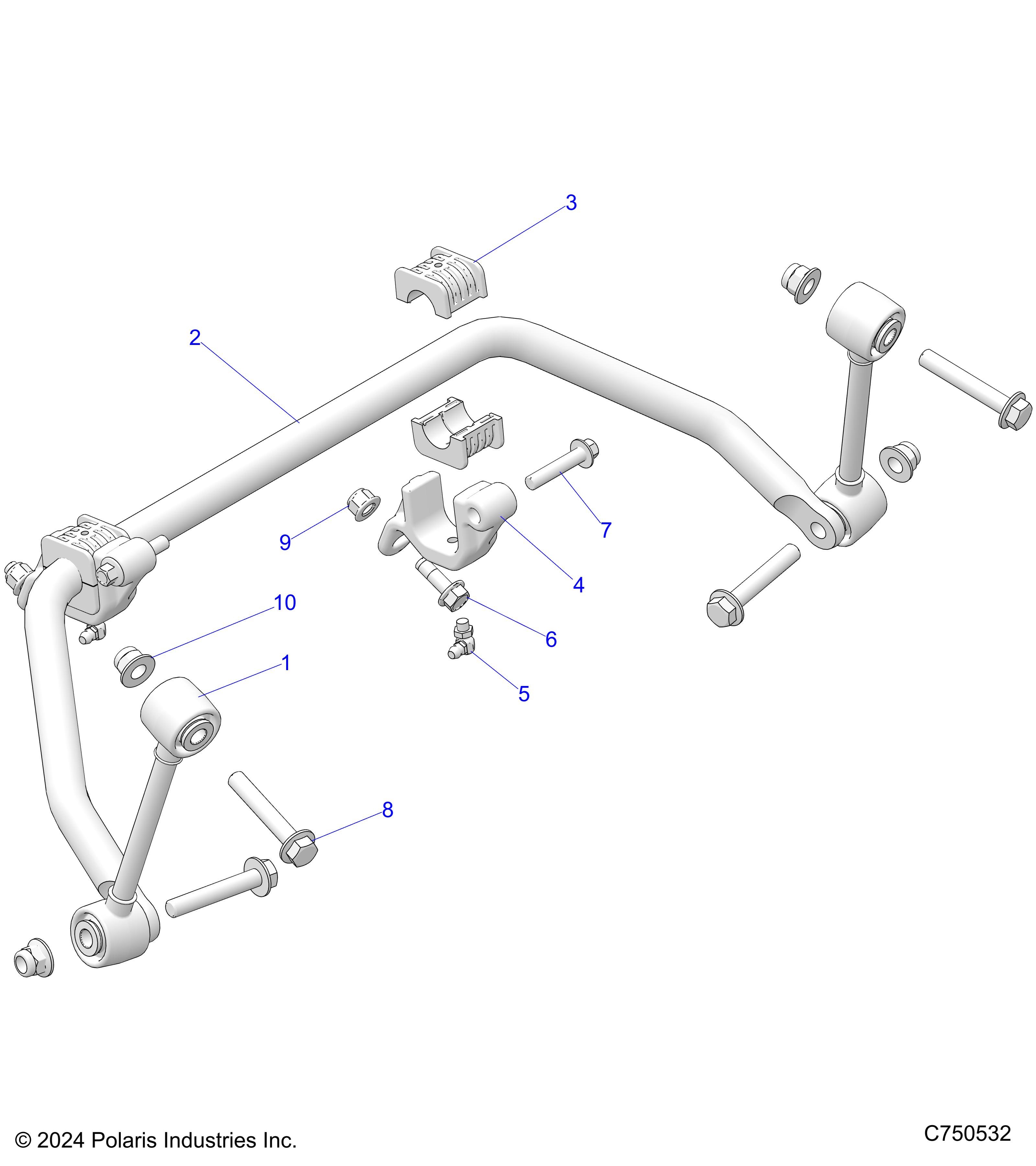 SUSPENSION, FRONT STABILIZER BAR - Z25NMB99A4/B4  (C750532)