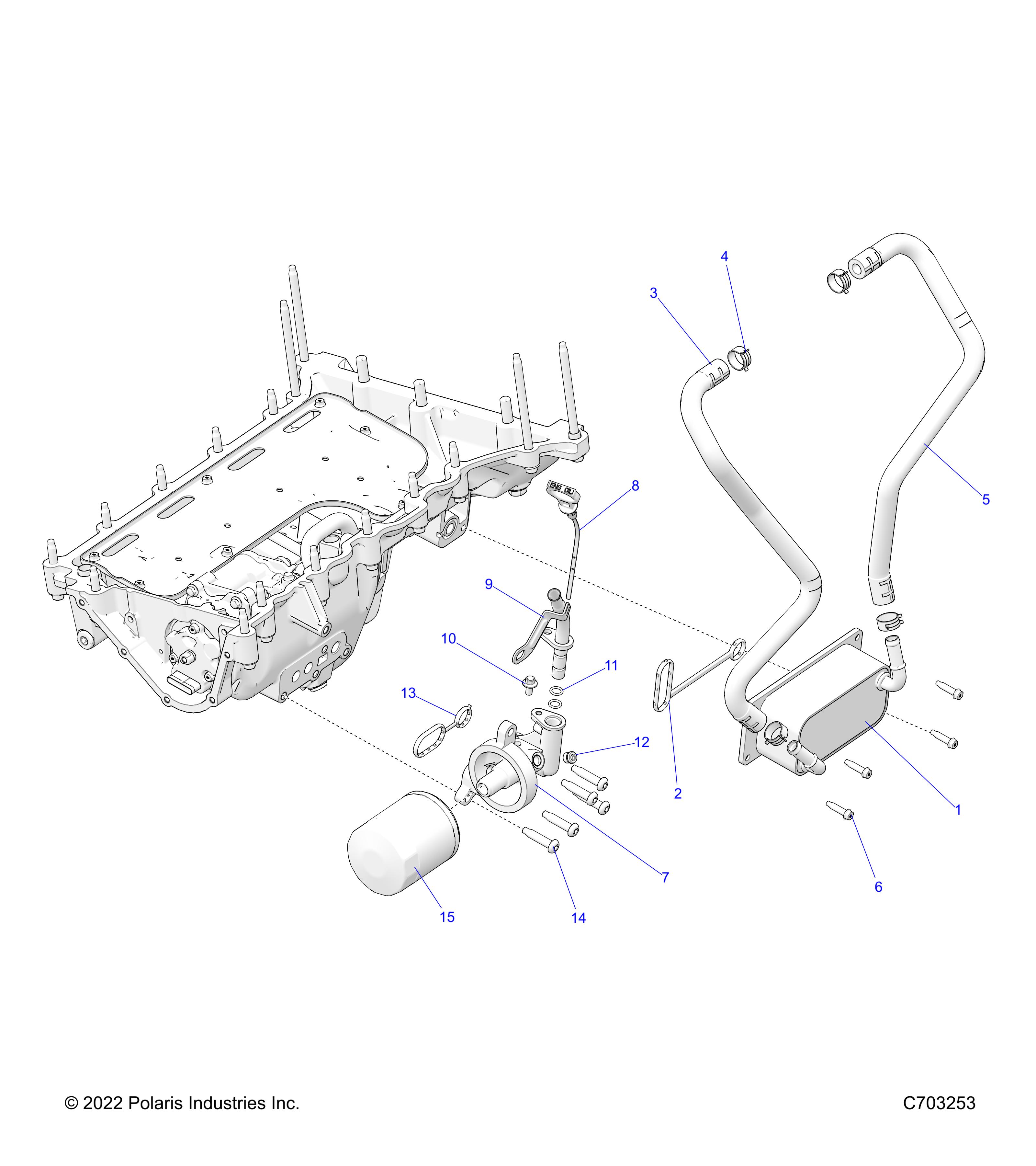 ENGINE, OIL FILTER, OIL COOLER AND RELATED - Z24RMD2KAH/AL/BH/BL (C703253)