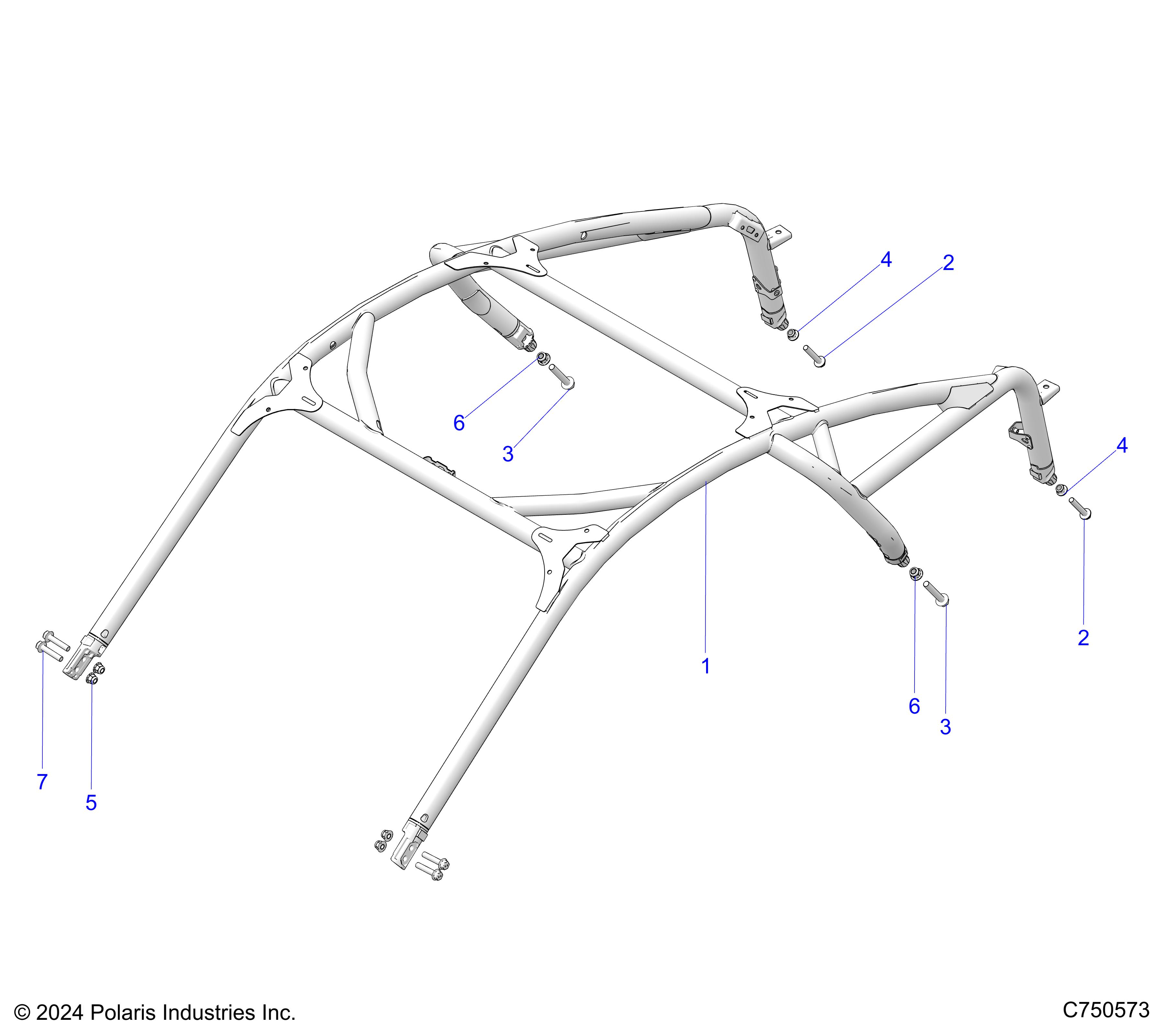 CHASSIS, CAB FRAME - Z25RPE2KA4/B4 (C750573)