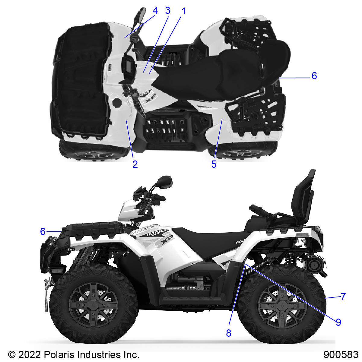 BODY, DECALS, GENERAL - A23SYY95AD (900583)