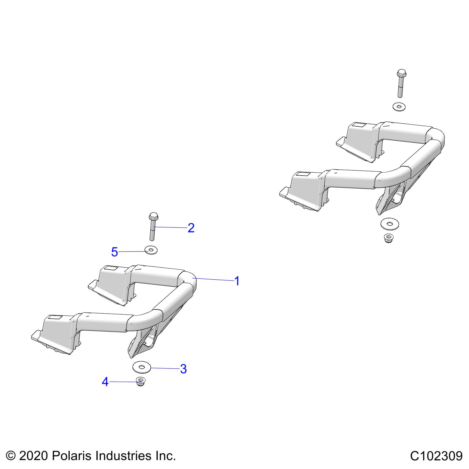 BODY, REAR RACK, HANDGRIPS - A25SEE57C4 (C102309)