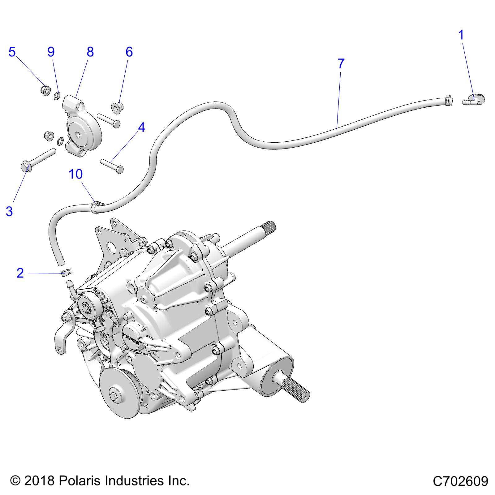 DRIVE TRAIN, MAIN GEARCASE MOUNTING- Z21CHA57K2 (C702609)