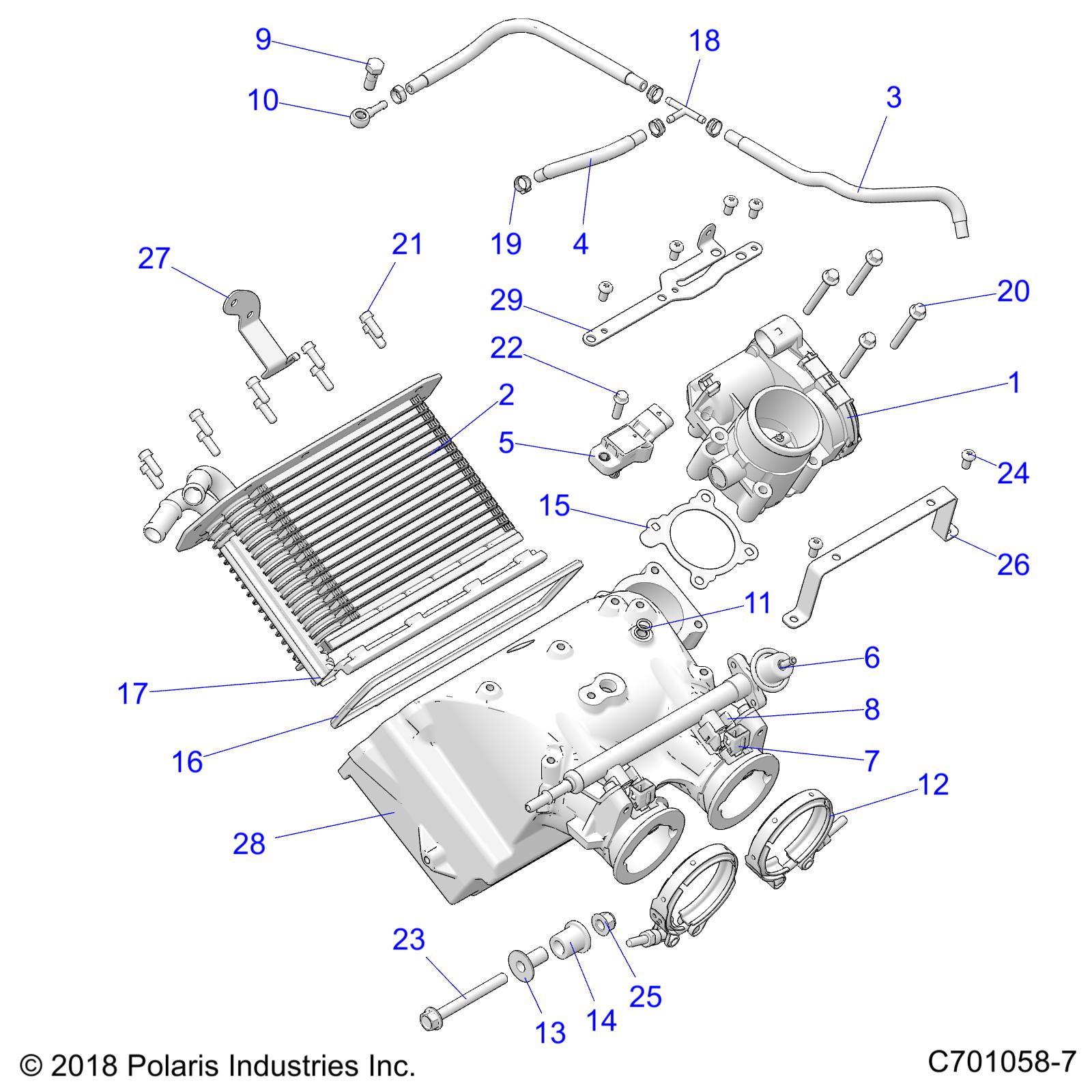 ENGINE, AIR INTAKE MANIFOLD - Z20PAE92AC (C701058-7)