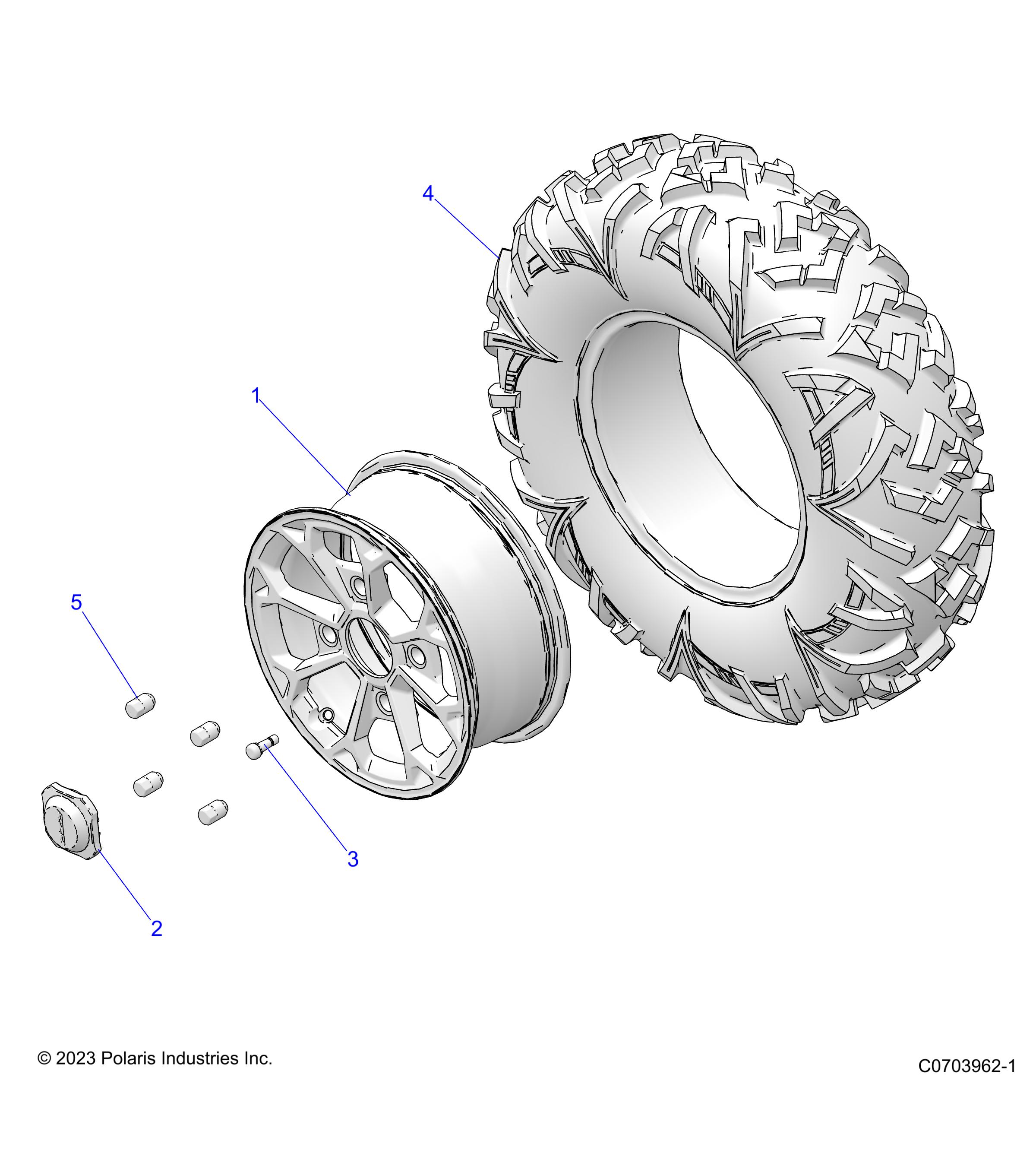 WHEELS, FRONT - Z24NEE99A2/B2 (C700112-1)