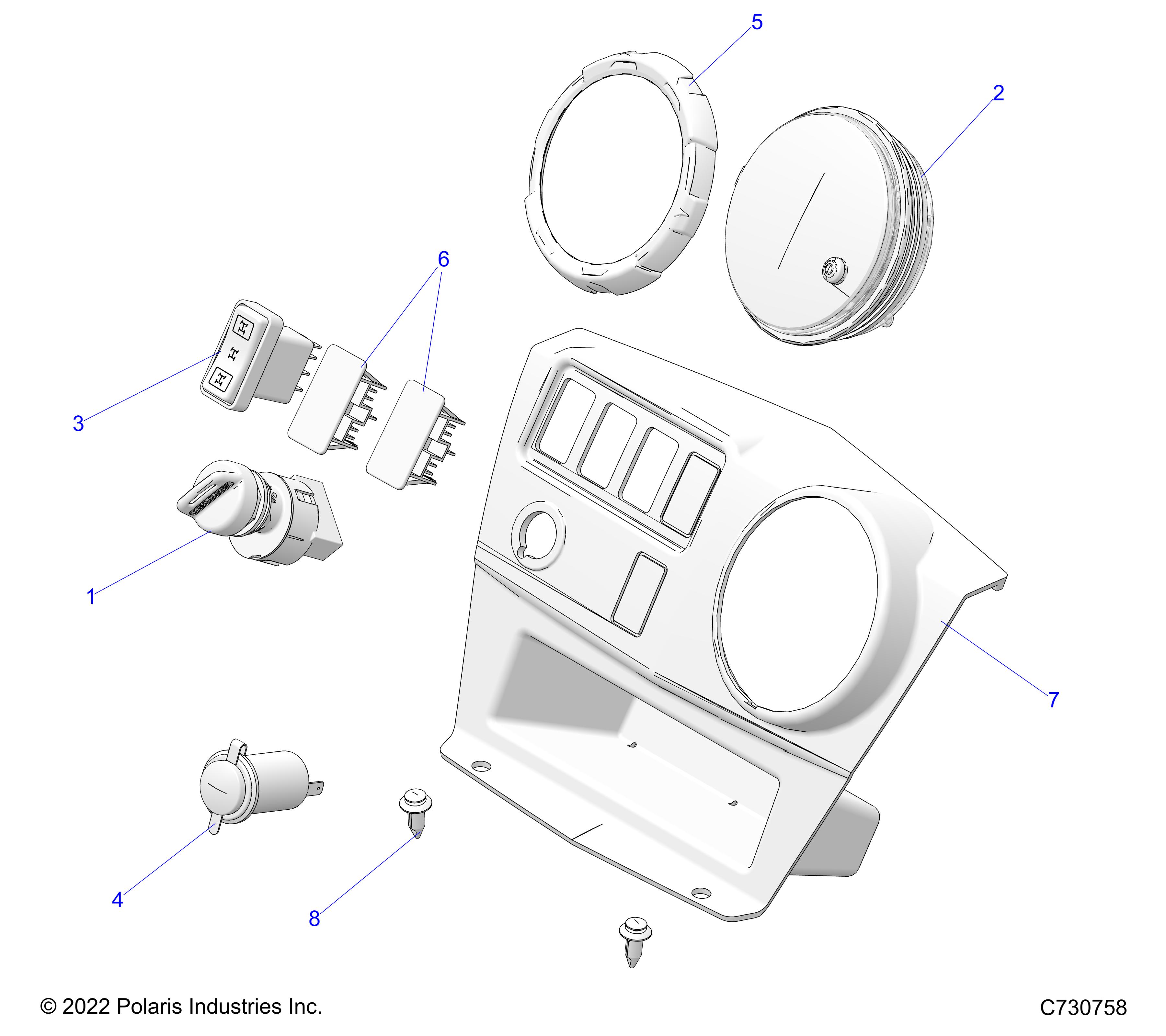 ELECTRICAL, DASH INSTRUMENTS and CONTROLS - R24CDA57A1