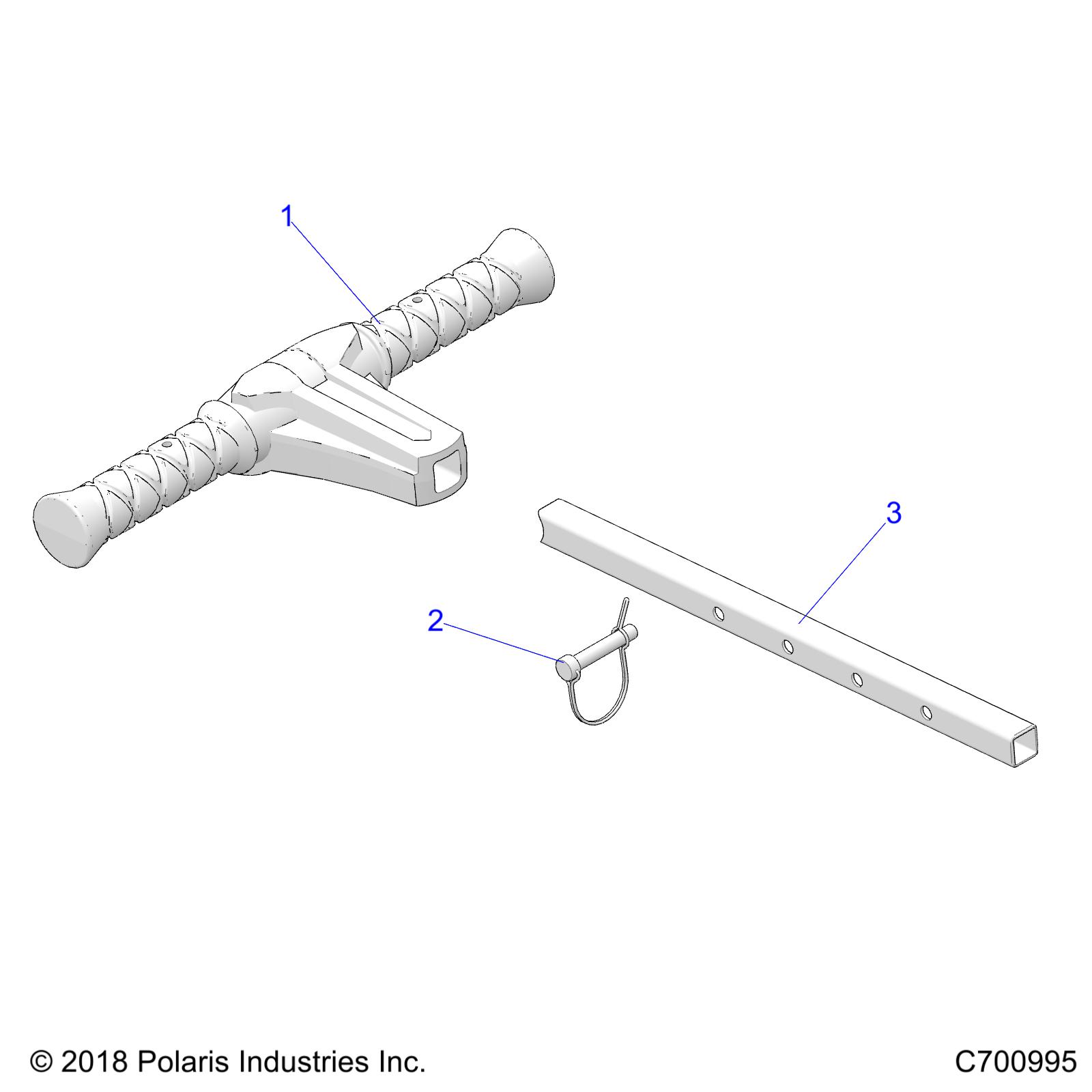 BODY, GRAB BAR, PASSENGER - Z20NAE92KL ( C700995)