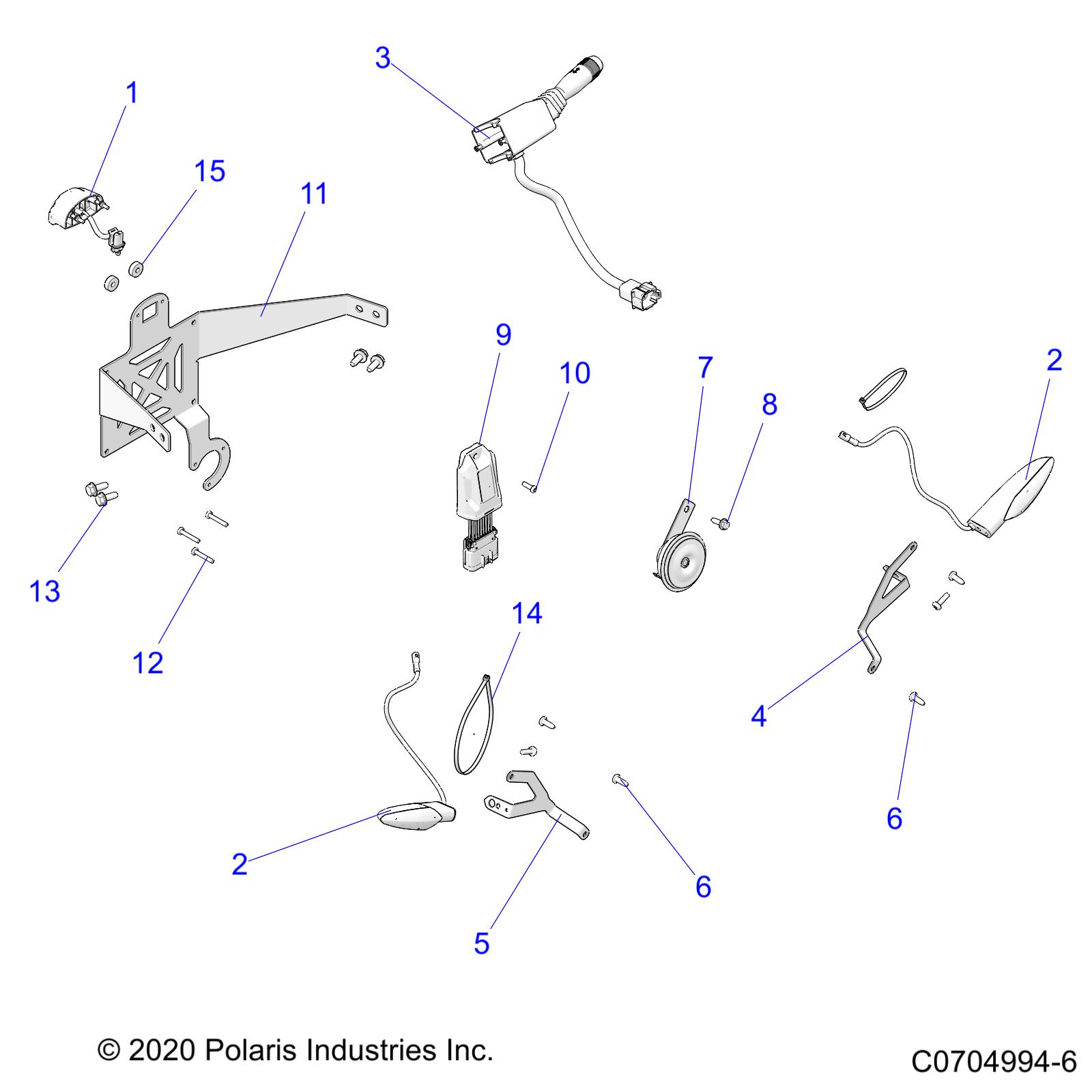 ELECTRICAL, ACCESSORY COMPONENTS - Z21ASE99F5/S99C5 (C0704994-6)