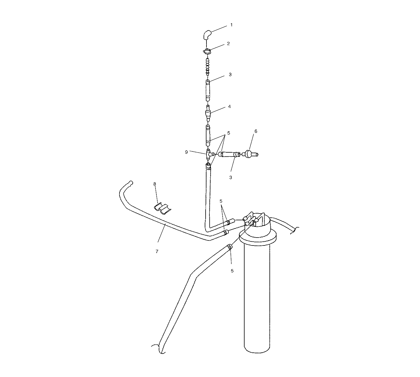 FUEL SYSTEM VENTING - W025402D (4980948094A07)