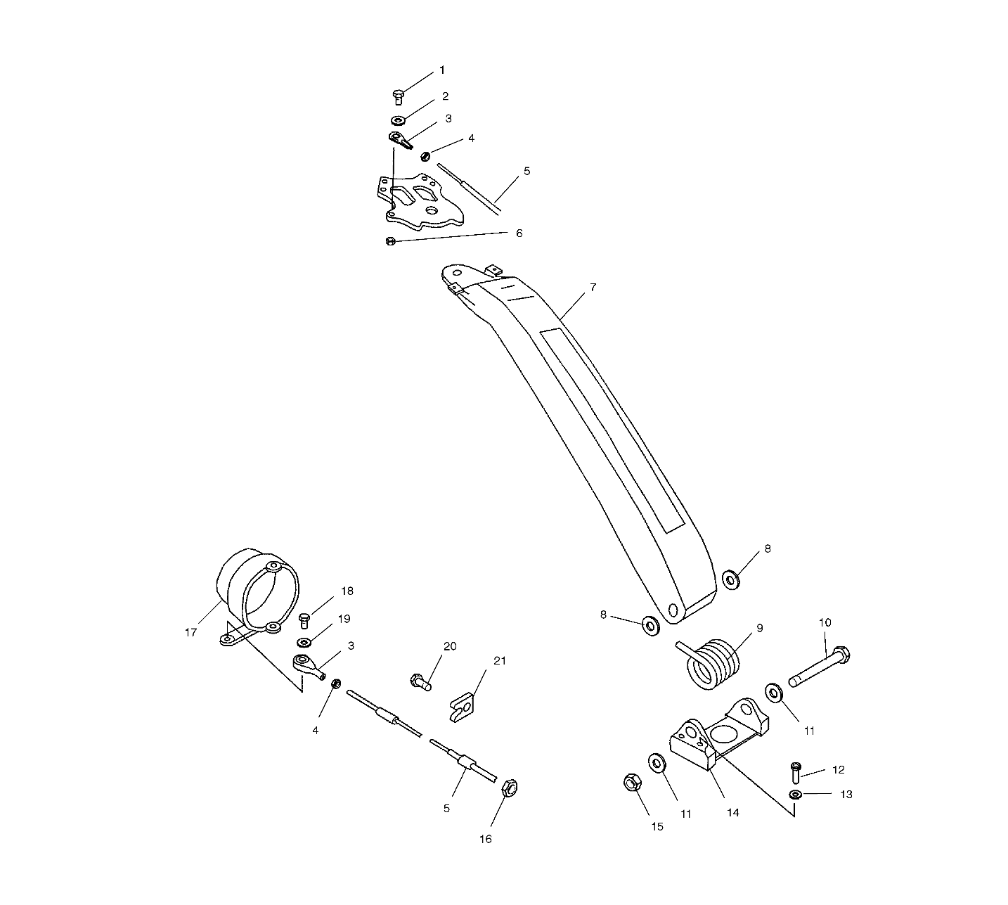 STEERING HANDLEPOLE - W025402D (4980948094A09)